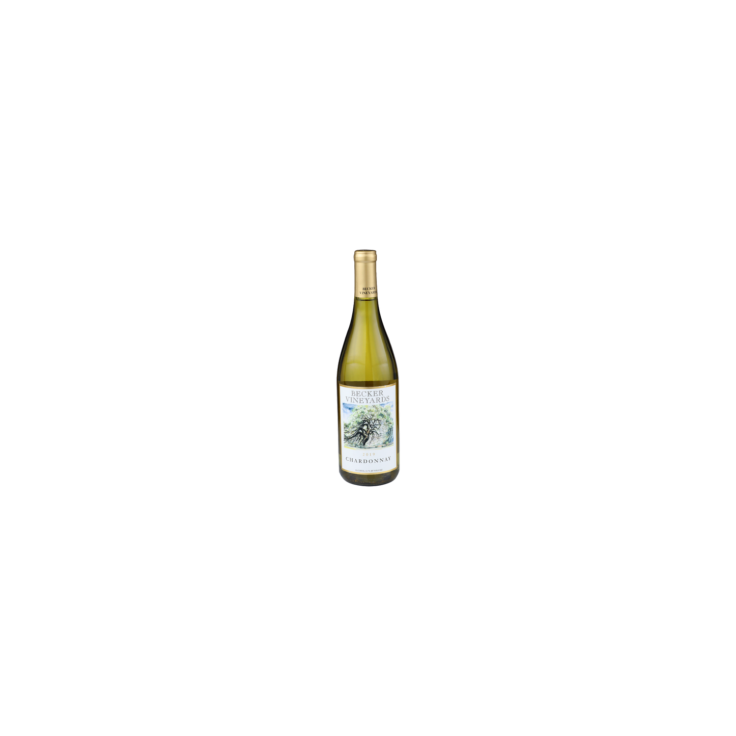 Becker Vineyards Chardonnay - 750 ml Image 1 of 2