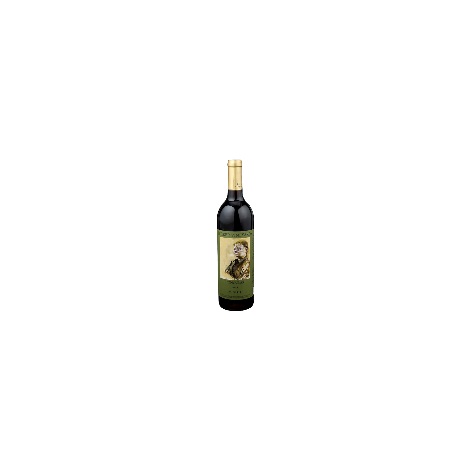 Becker Vineyards Iconoclast 2018 Merlot - 750 ml Image 1 of 2