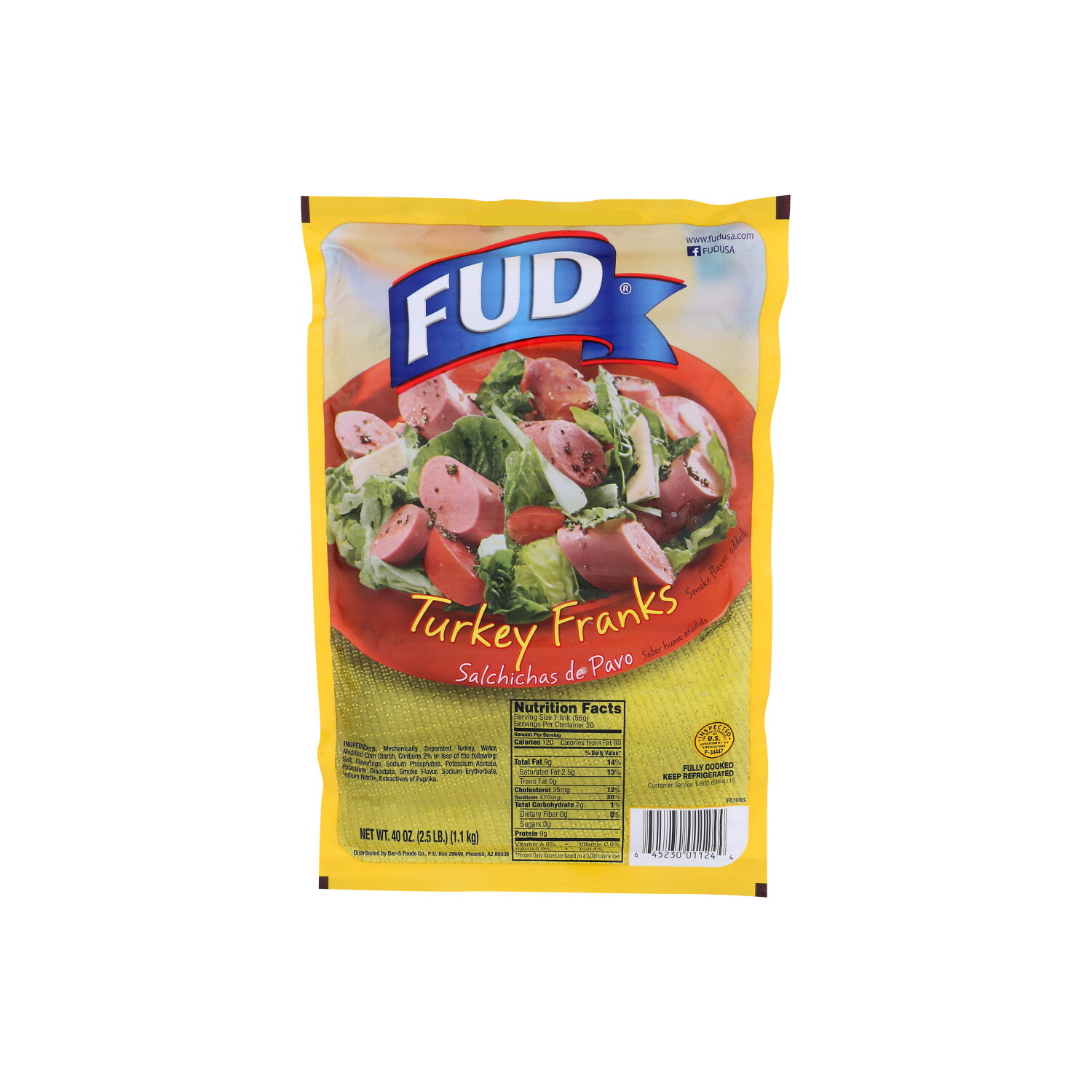 Fud Franks Turkey - 40 Ounce Image 1 of 2
