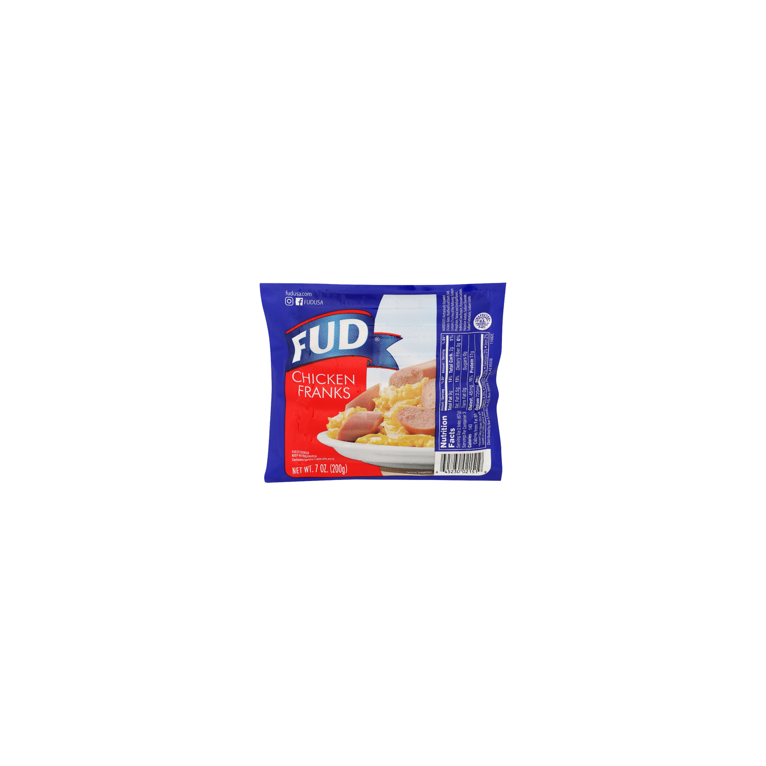 Fud Links Chicken Franks - 7 Ounce Image 1 of 4