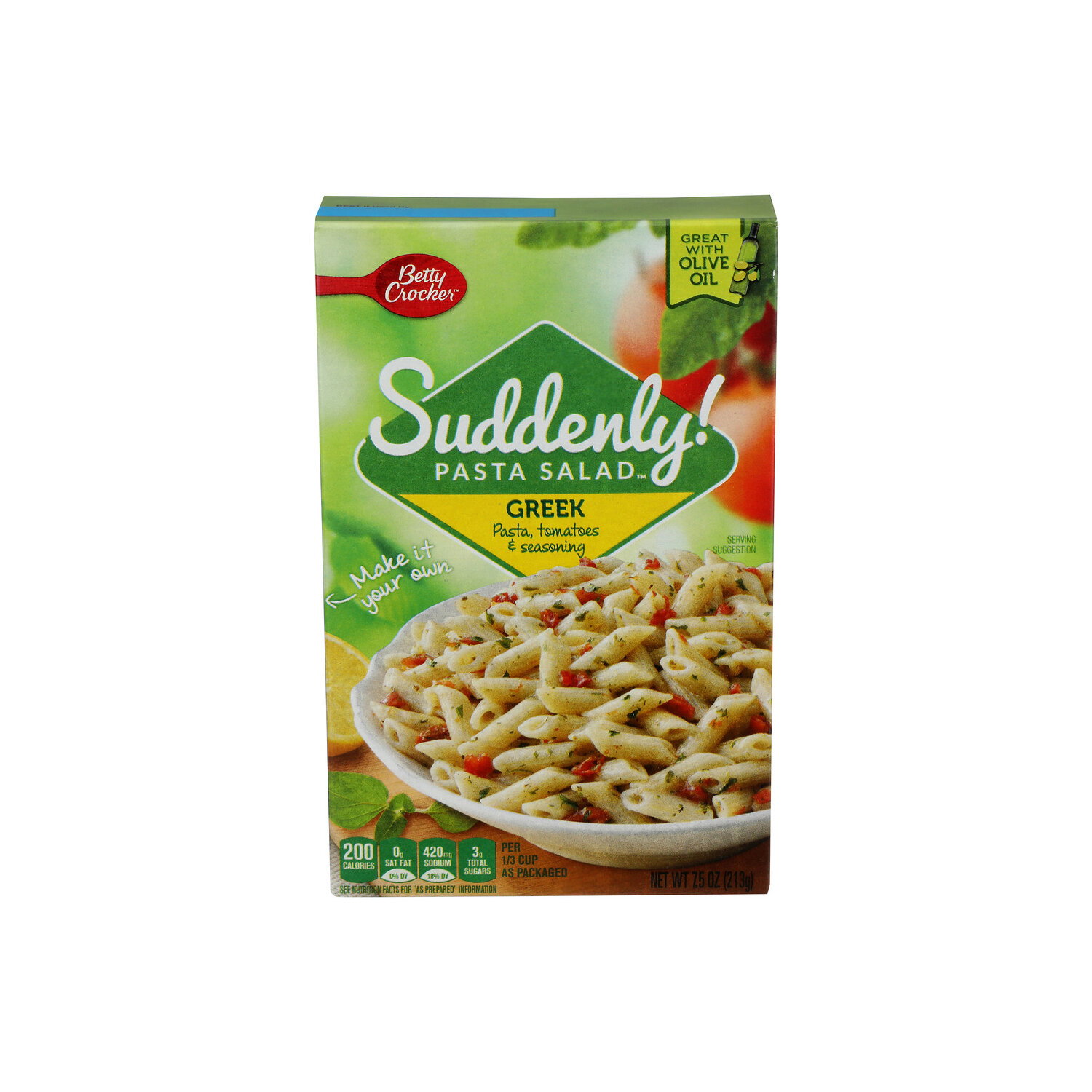 Suddenly Greek Carton Pasta - 7.5 Ounce Image 1 of 4