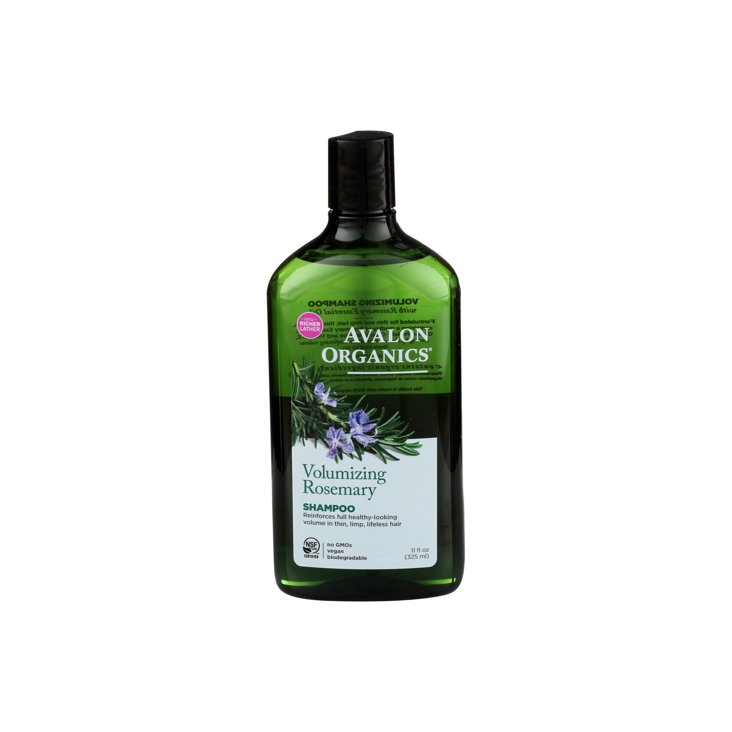 Avalon Organics Volumizing Rosemary Shampoo - 11 Fluid Ounce Image 1 of 3