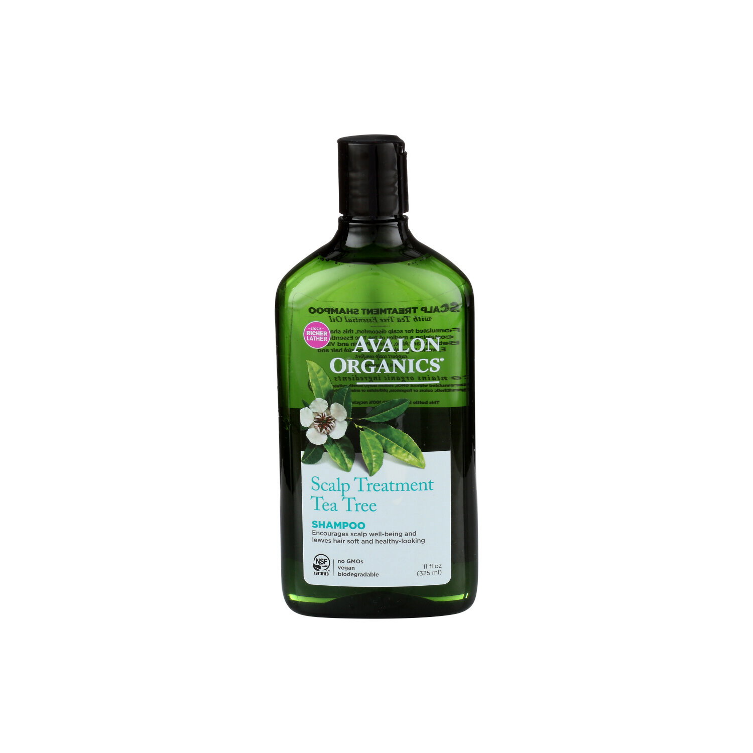 Avalon Organics Scalp Treatment Tea Tree Shampoo - 11 Fluid Ounce Image 1 of 3