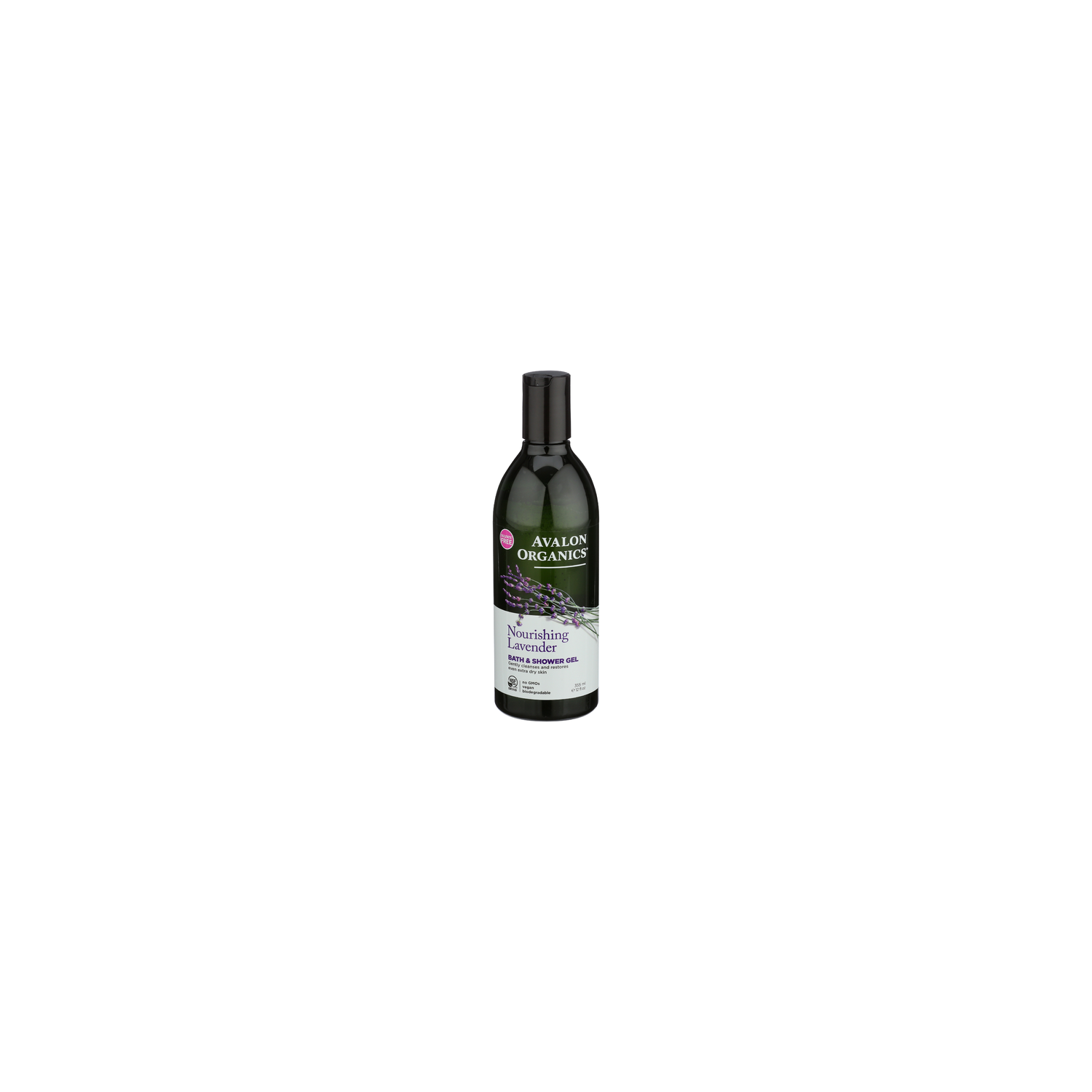 Avalon Organics Nourishing Lavender Bath And Shower Gel - 355 ml Image 1 of 3