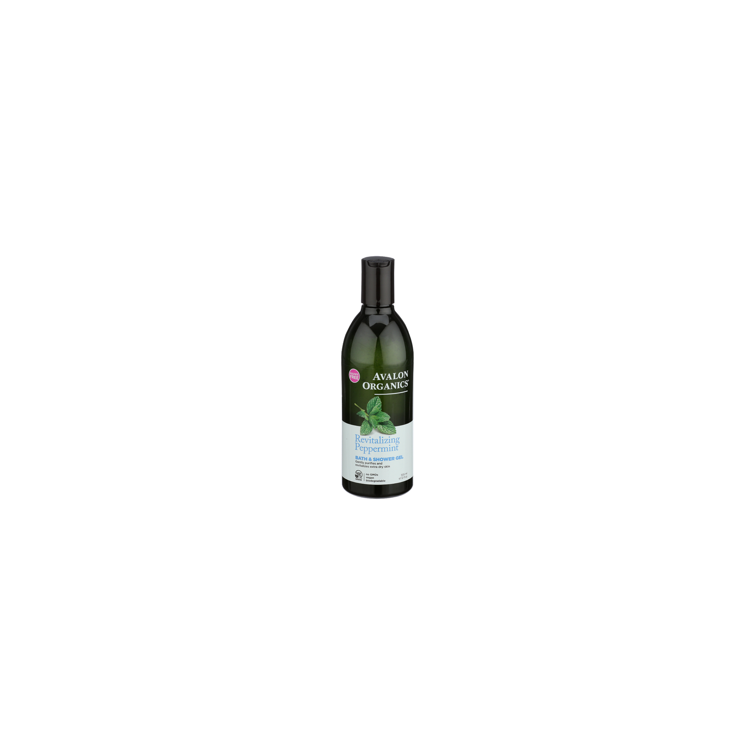 Avalon Organics Revitalizing Peppermint Bath And Shower Gel - 355 ml Image 1 of 3