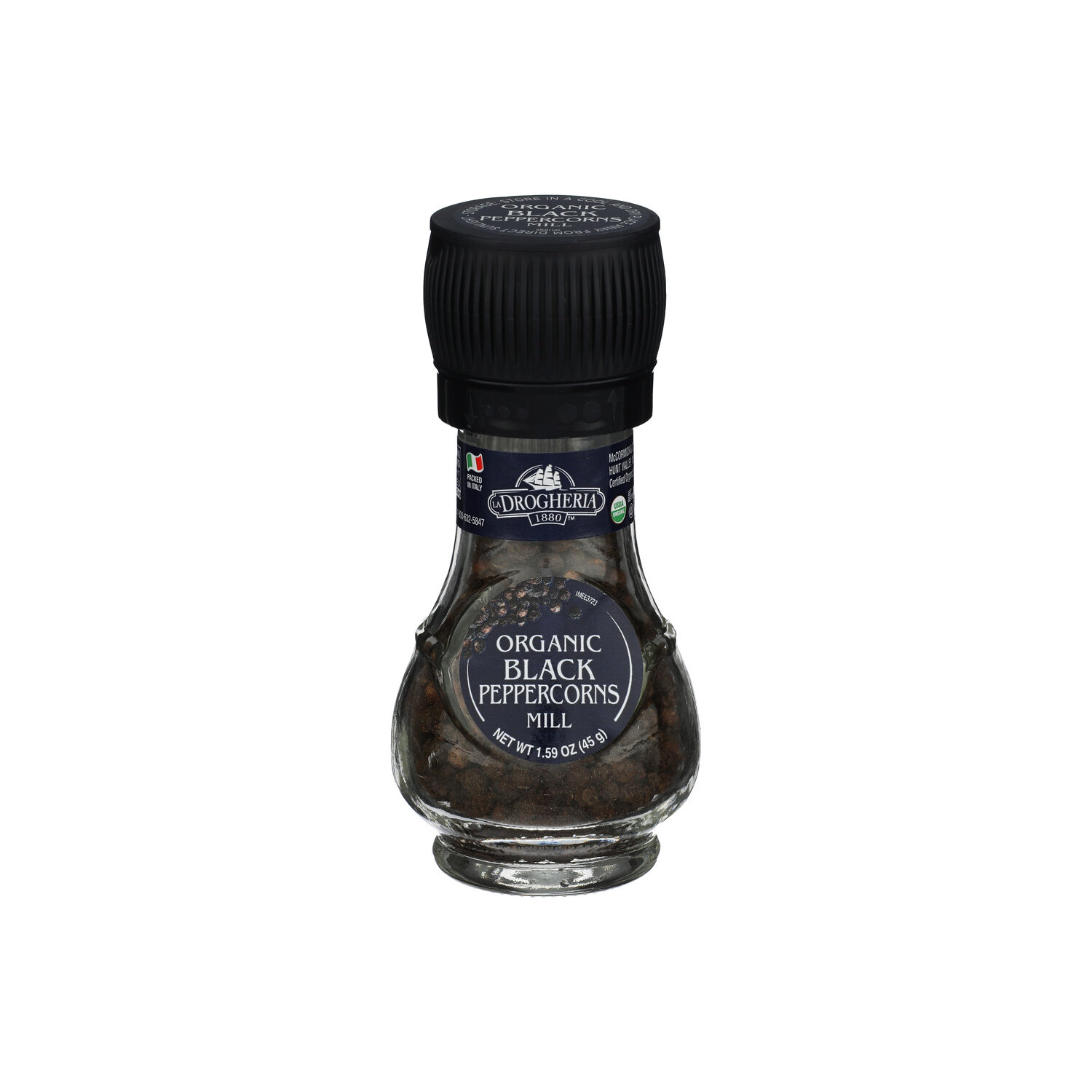 Drogheria & Alimentari Organic Black Peppercorns Mill - 1.59 Ounce Image 1 of 2