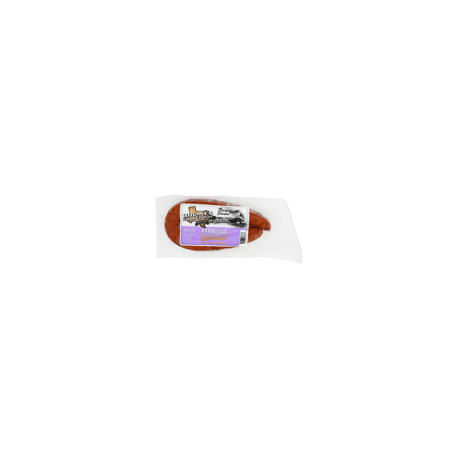 Holmes Smokehouse Pecan Smoked Andouille Small Batch Sausage - 12 Ounce Image 1 of 4