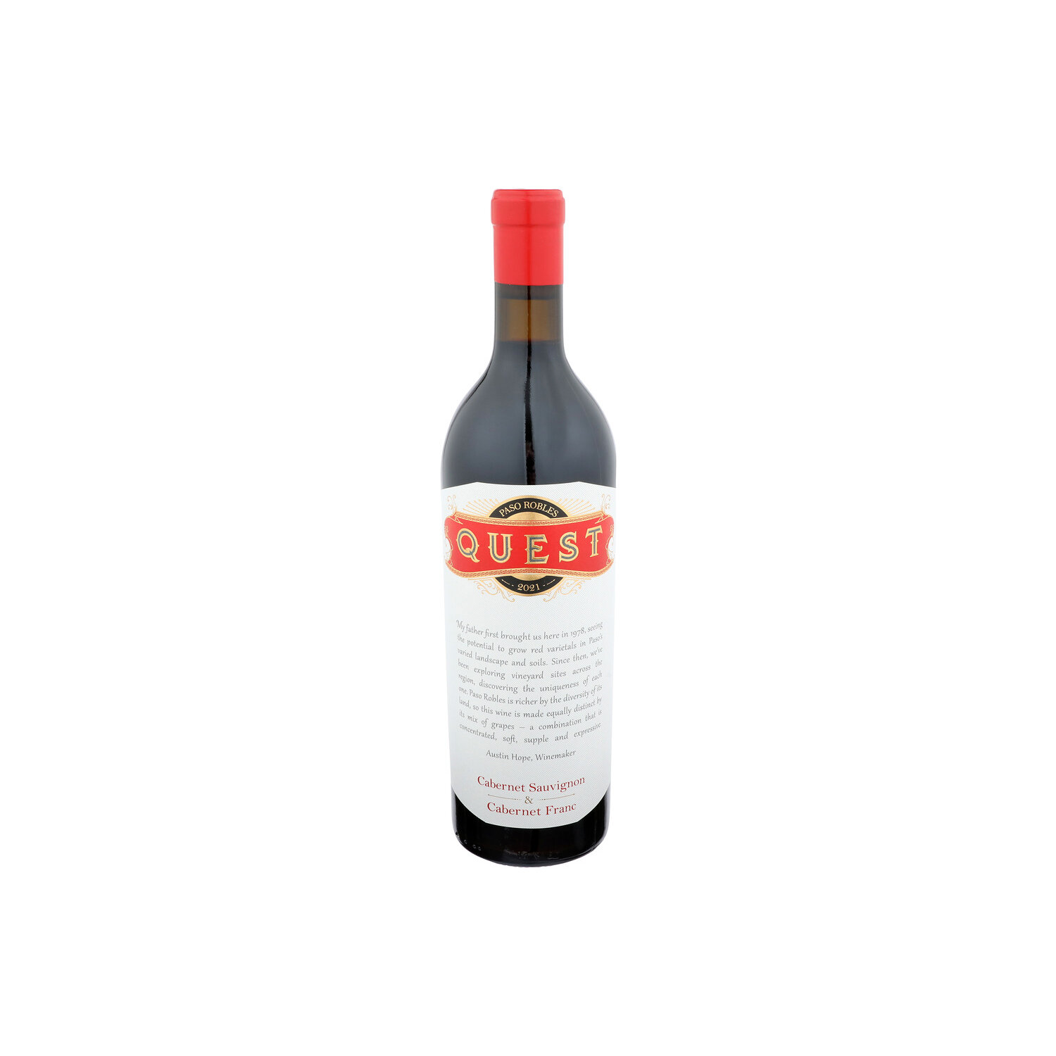 Quest Cabernet Sauvignon & Cabernet Franc - 750 ml Image 1 of 2