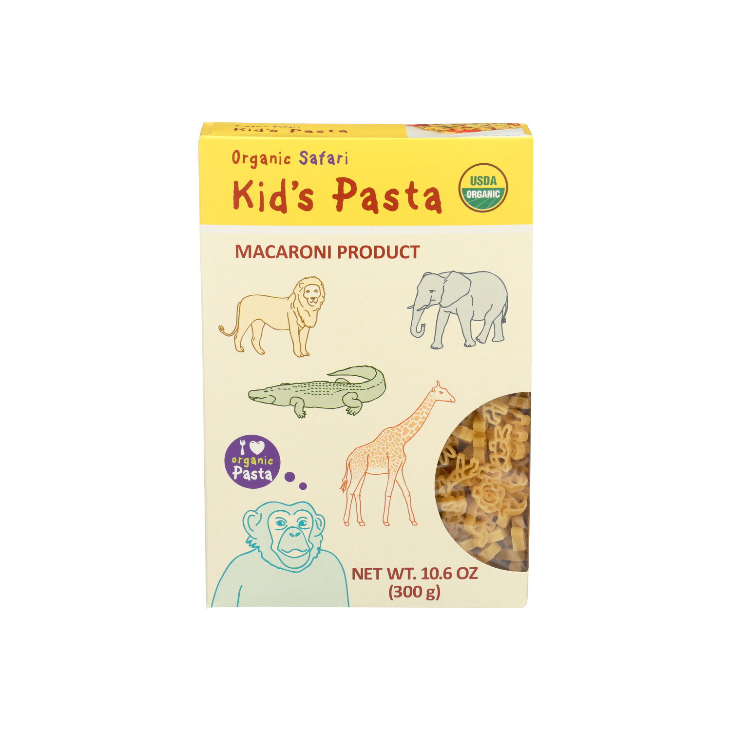 ALB-GOLD Kid's Pasta Safari Shapes - 10.6 Ounce Image 1 of 2