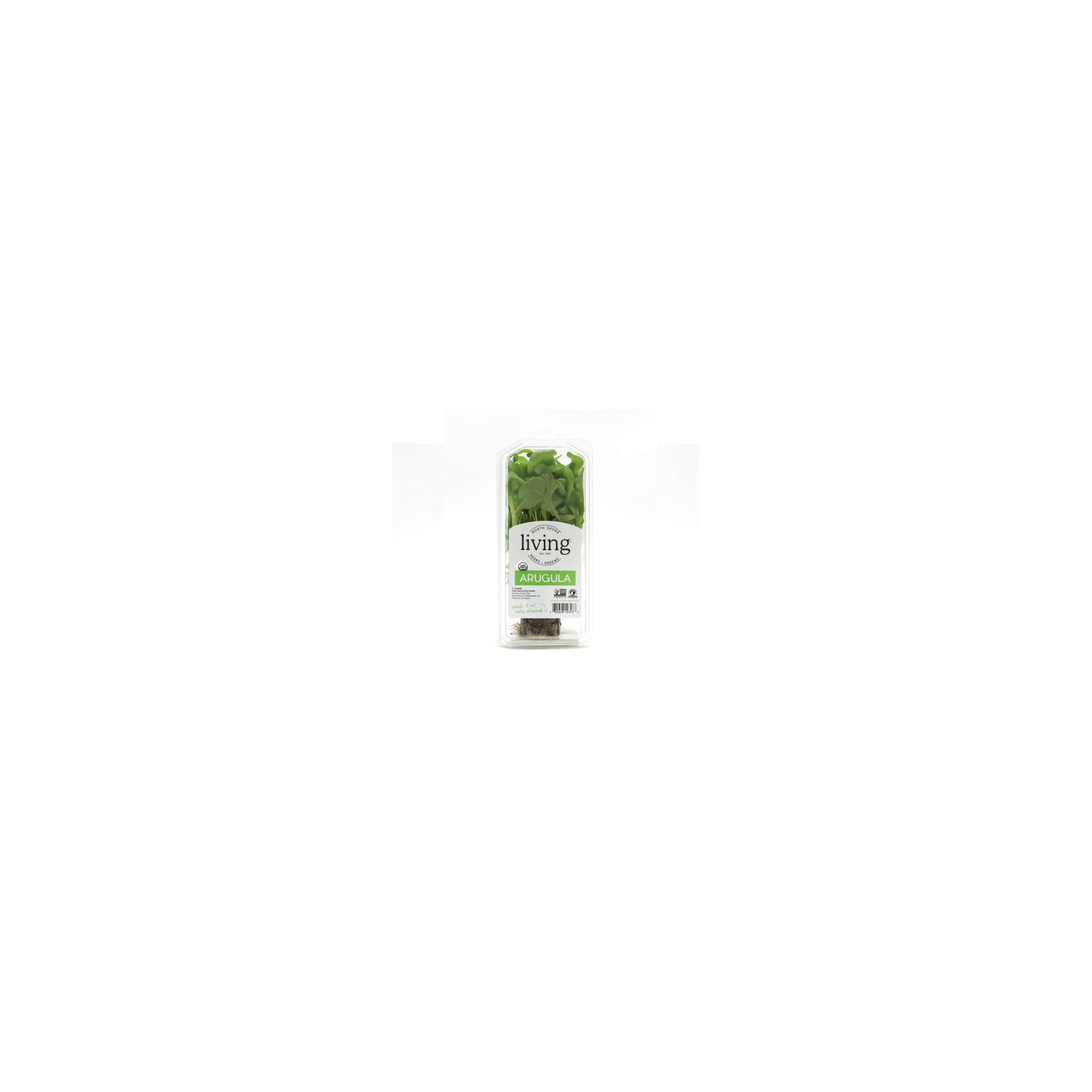 North Shore Living Herbs & Greens Organic Arugula - 1 Count