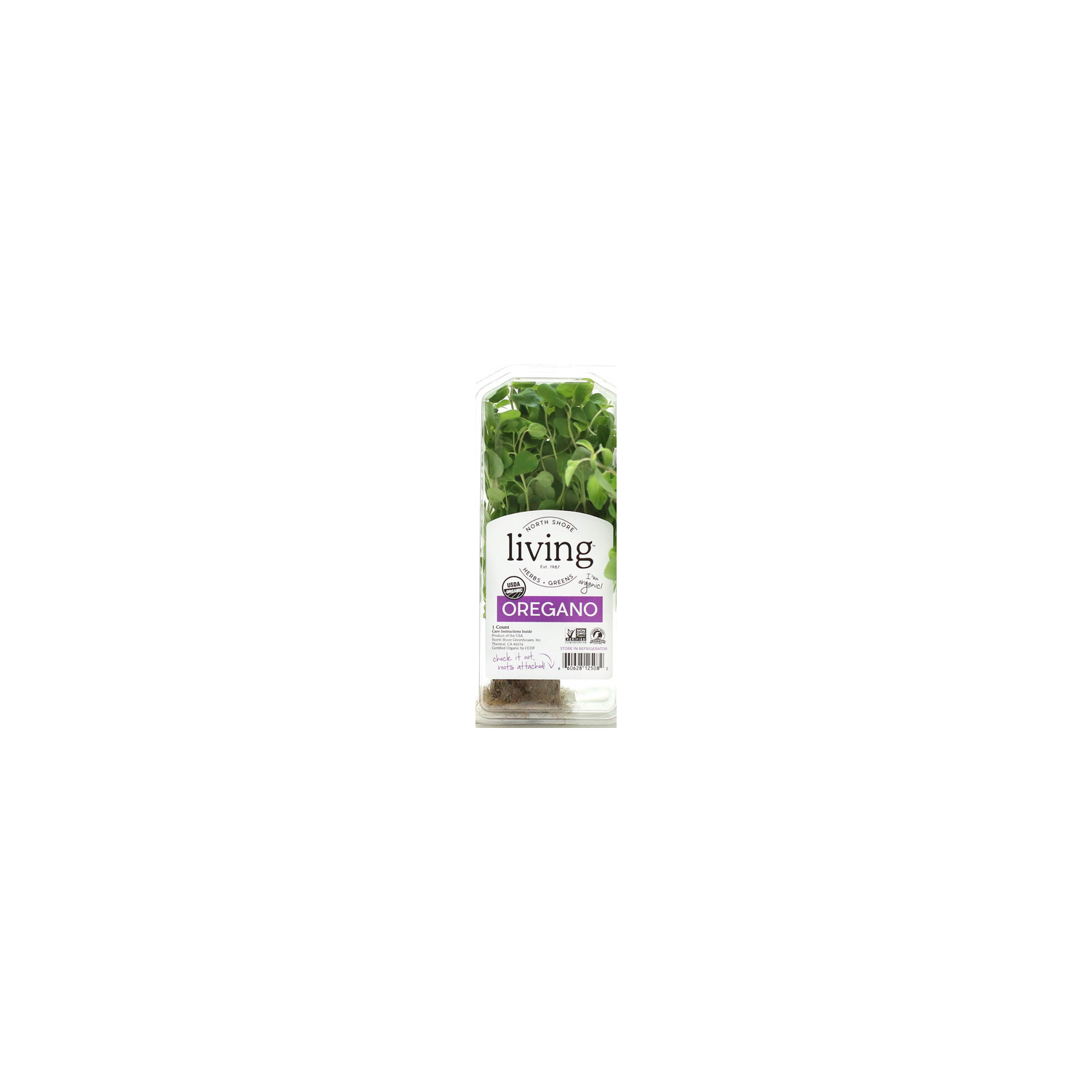 North Shore Living Herbs & Greens Organic Oregano - 1 Count