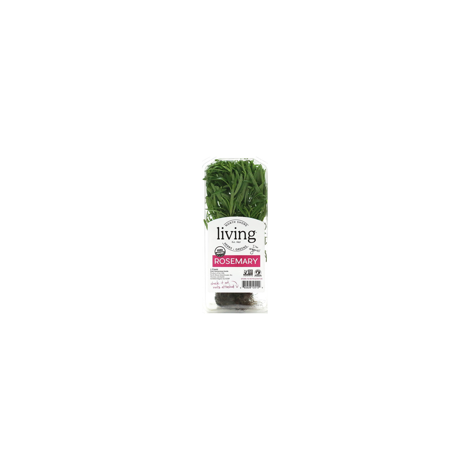North Shore Living Herbs & Greens Organic Rosemary - 1 Count
