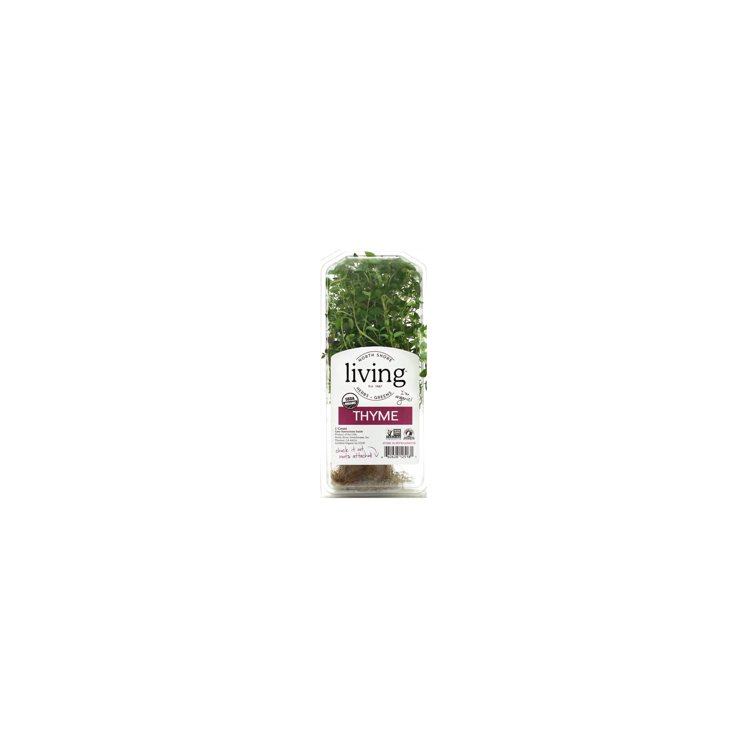 North Shore Living Herbs & Greens Organic Thyme - 1 Count