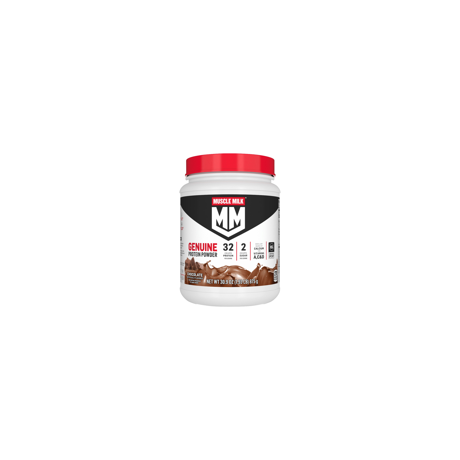 Muscle Milk Protein Powder Chocolate Artificially Flavored - 30.9 Ounce Image 1 of 3