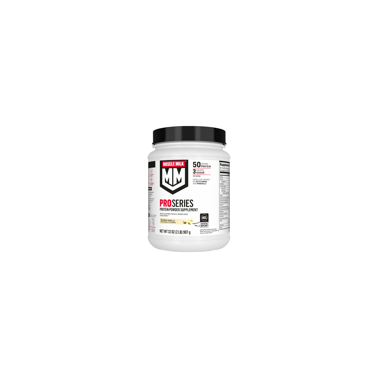 Muscle Milk Pro Series Protein Powder Supplement Intense Vanilla Artificially Flavored - 32 Ounce Image 1 of 3