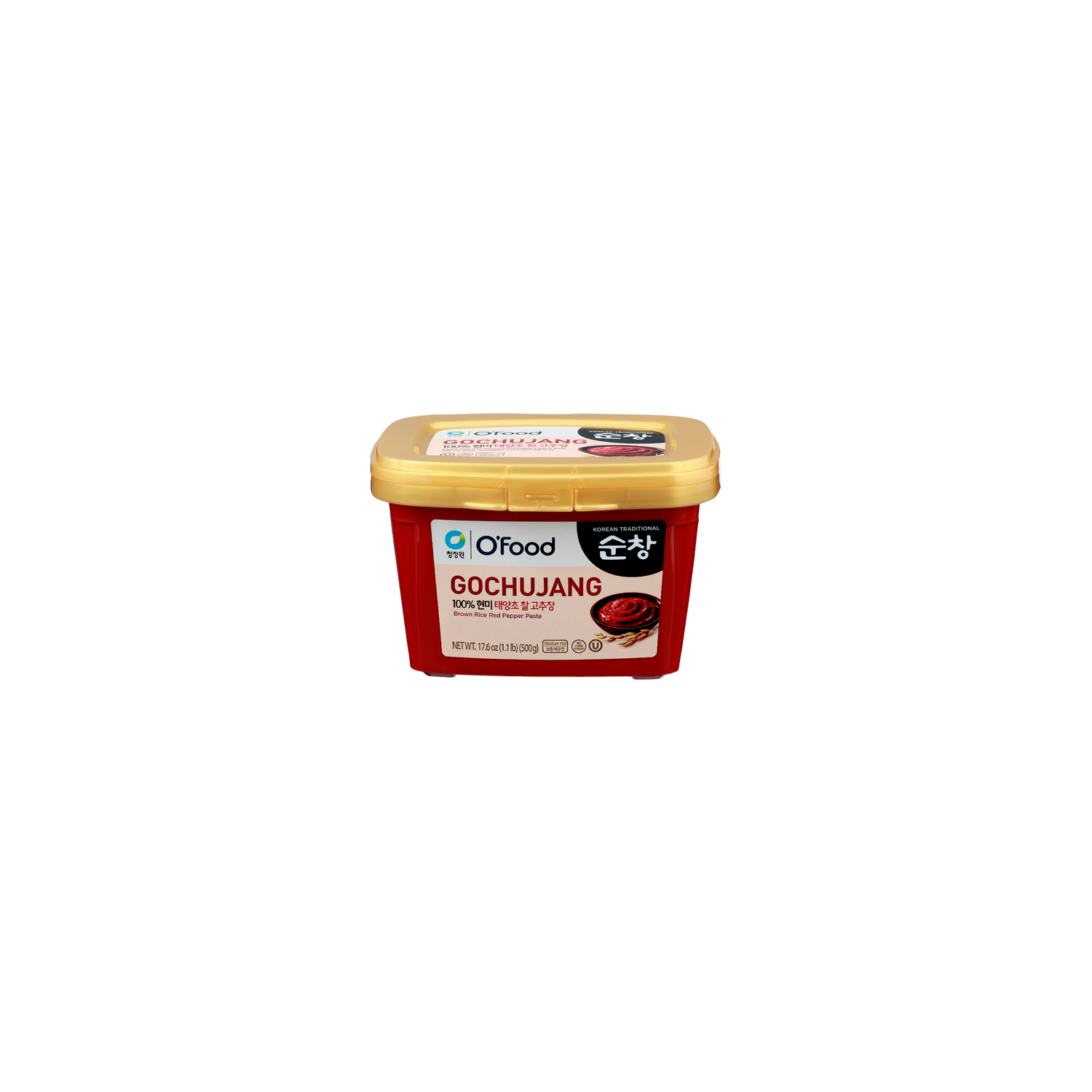 O'food Medium Hot Korean Traditional Gochujang - 17.6 Ounce Image 1 of 4