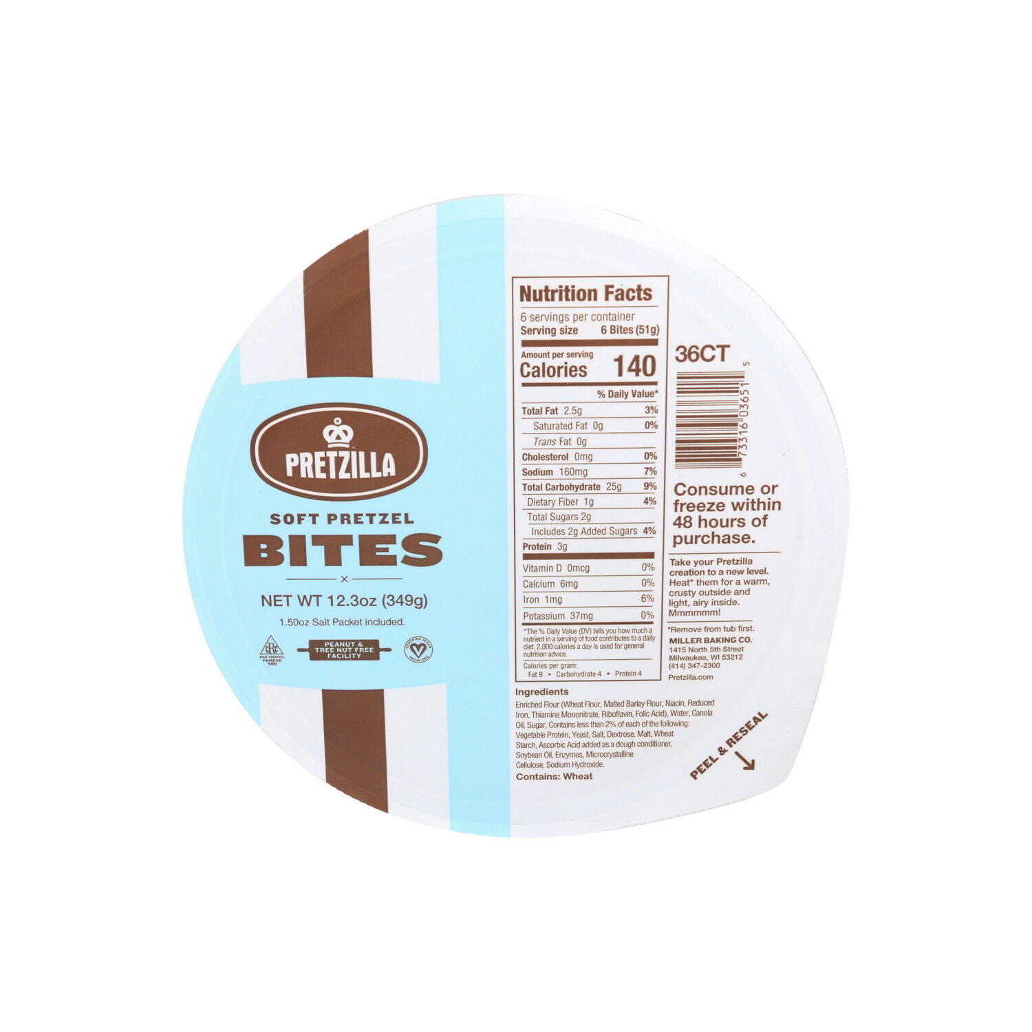 Pretzilla Soft Pretzel Bites - 12.3 Ounce Image 1 of 2