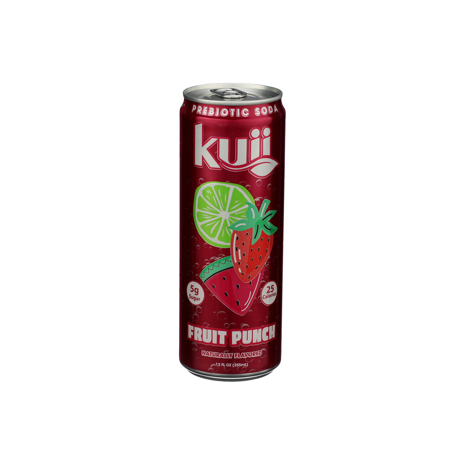 Kuii Prebiotic Fruit Punch Soda - 12 Fluid Ounce Image 1 of 4