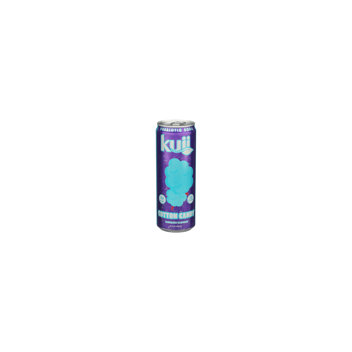 Kuii Prebiotic Cotton Candy Soda - 12 Fluid Ounce Image 1 of 4