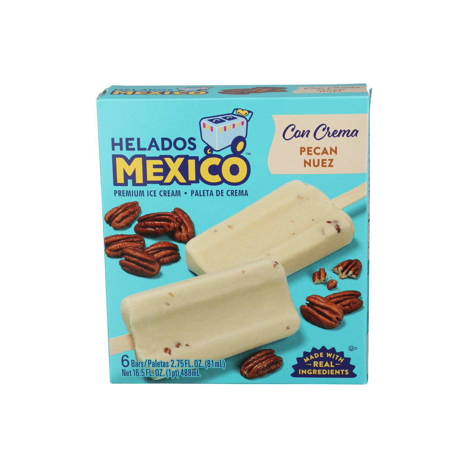 Helados Mexico Pecan Hm 8/6 Cp - 2.75 Fluid Ounce - 6 Count Image 1 of 4