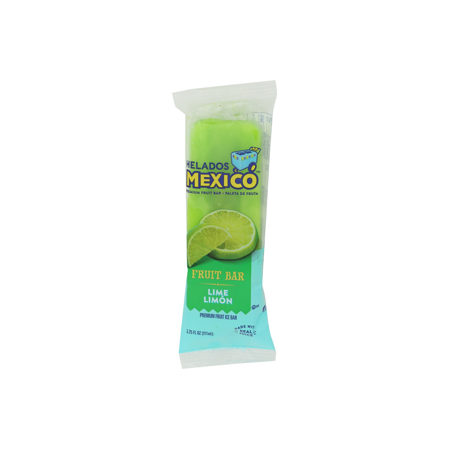 Helados Mexico Lime Premium Fruit Ice Bar - 3.75 Fluid Ounce Image 1 of 4