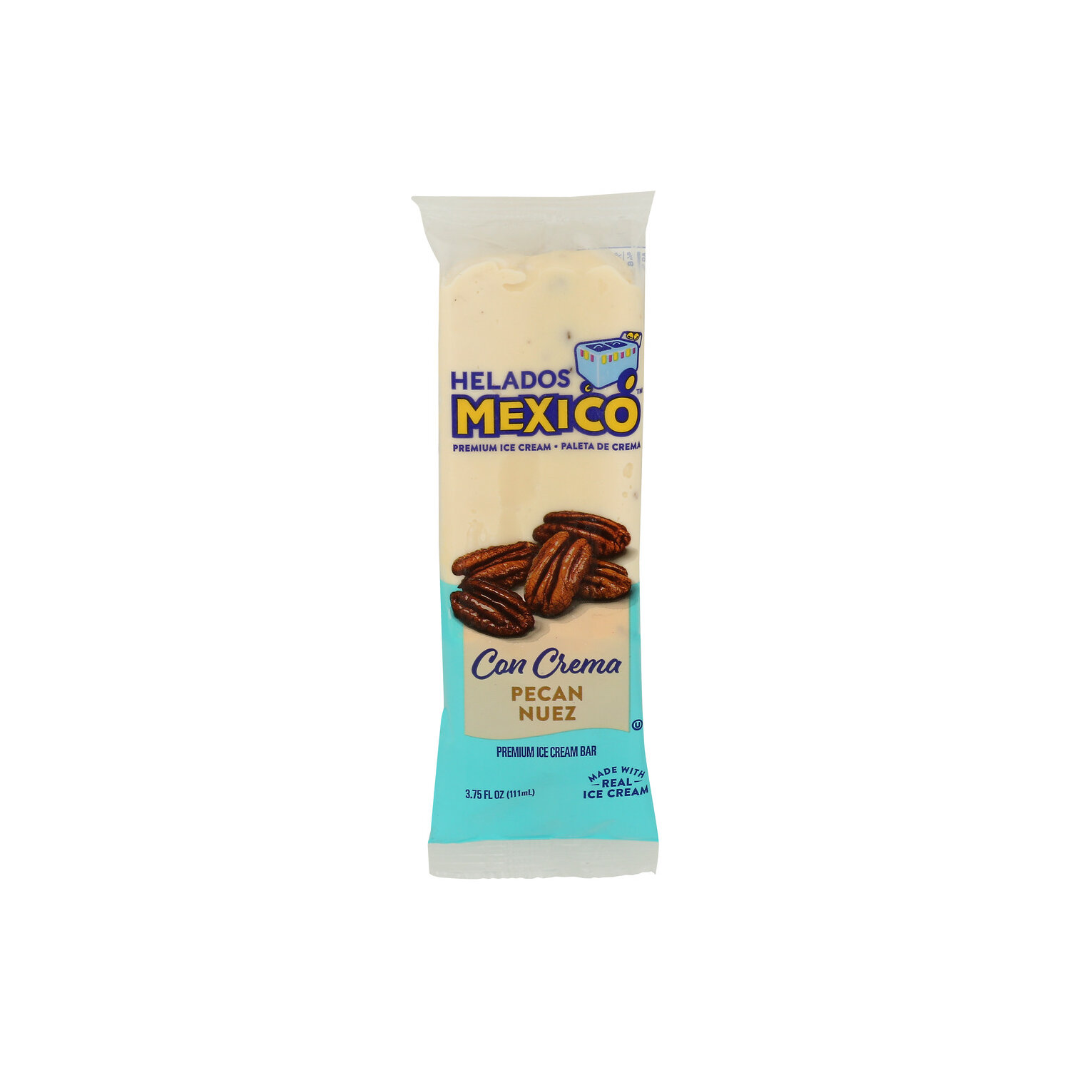 Helados Mexico Premium Pecan Ice Cream Bars - 3.75 Fluid Ounce Image 1 of 4