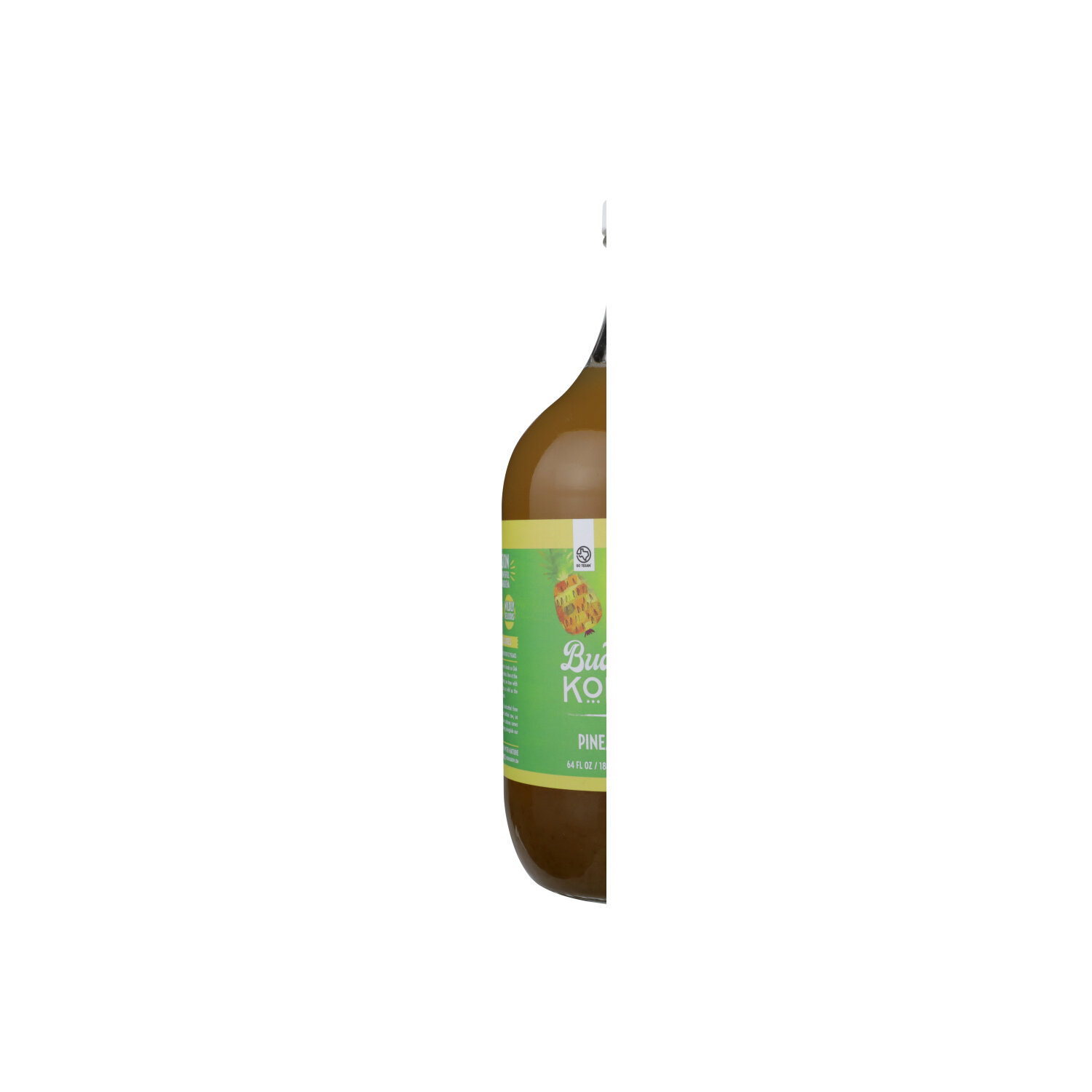 BUDDHA's Brew Kombucha Buddhas Growler Pineapple Super Greens - 64 Fluid Ounce Image 1 of 2