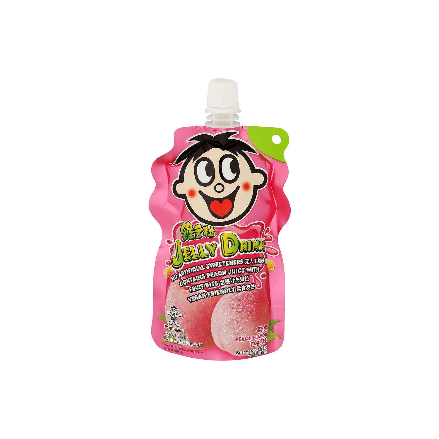WANT-WANT Peach Jelly Drink - 5.29 Ounce Image 1 of 4