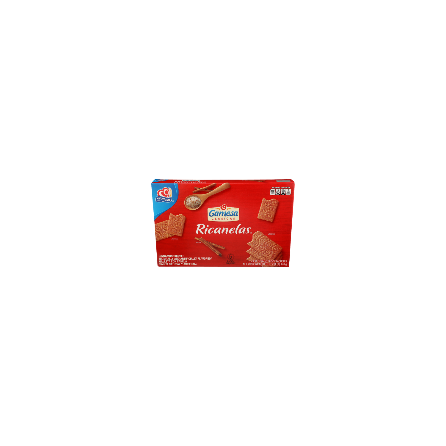 Gamesa Cinnamon Cookies - 3.3 Ounce - 5 Count Image 1 of 4