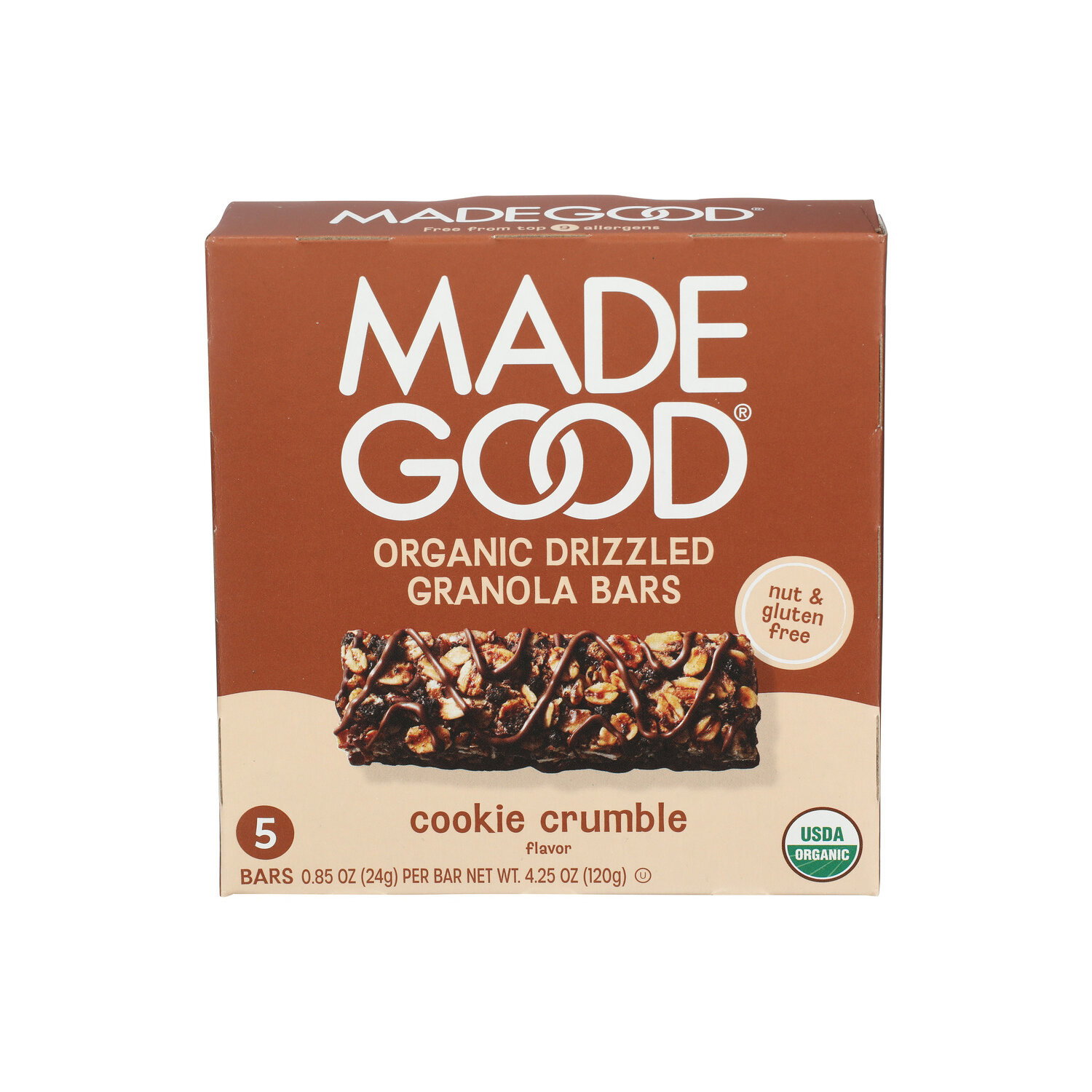 Madegood Cookie Crumble Granola Bars - 0.85 Ounce - 5 Count Image 1 of 3