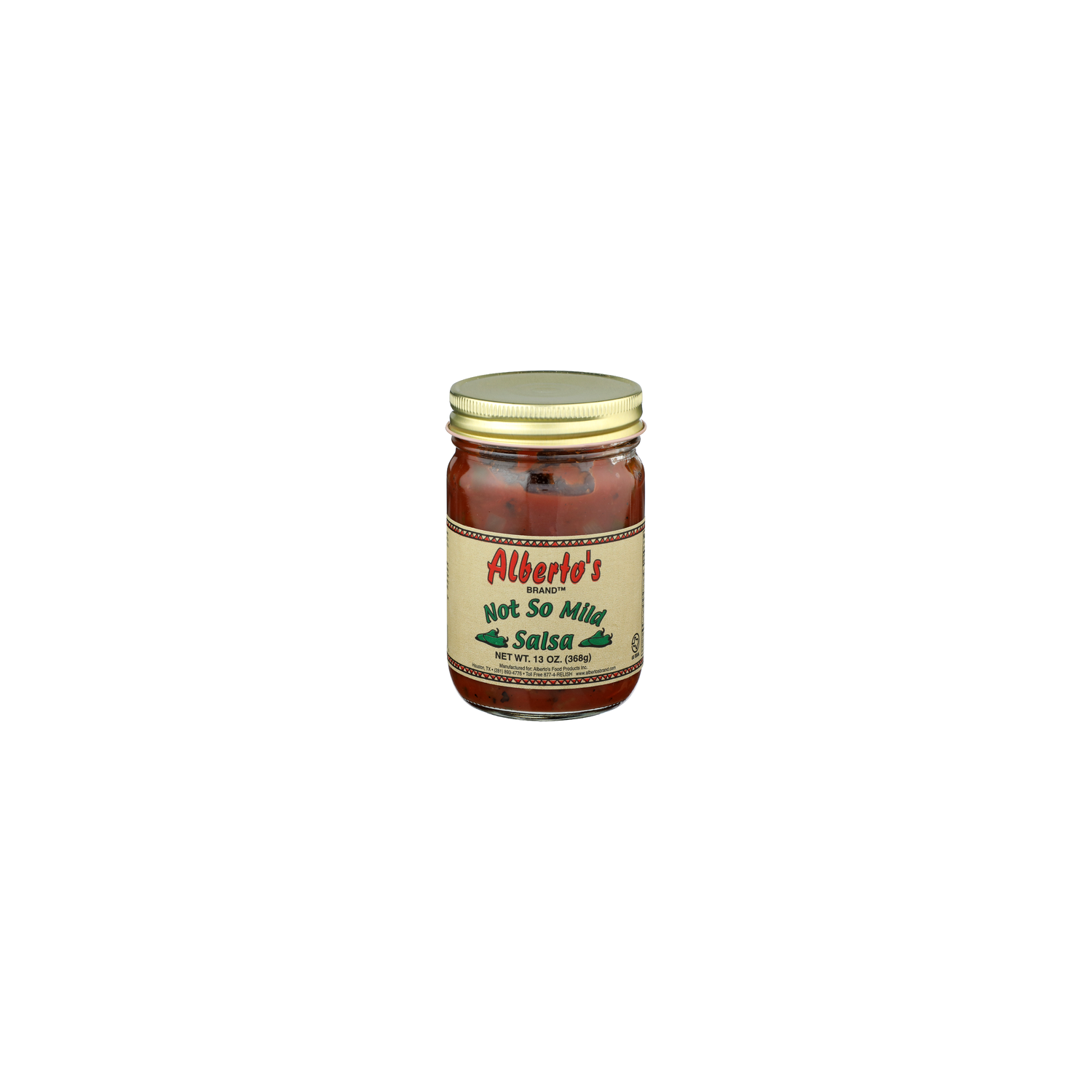 ALBERTO's Brand Not So Mild Salsa - 13 Ounce Image 1 of 4