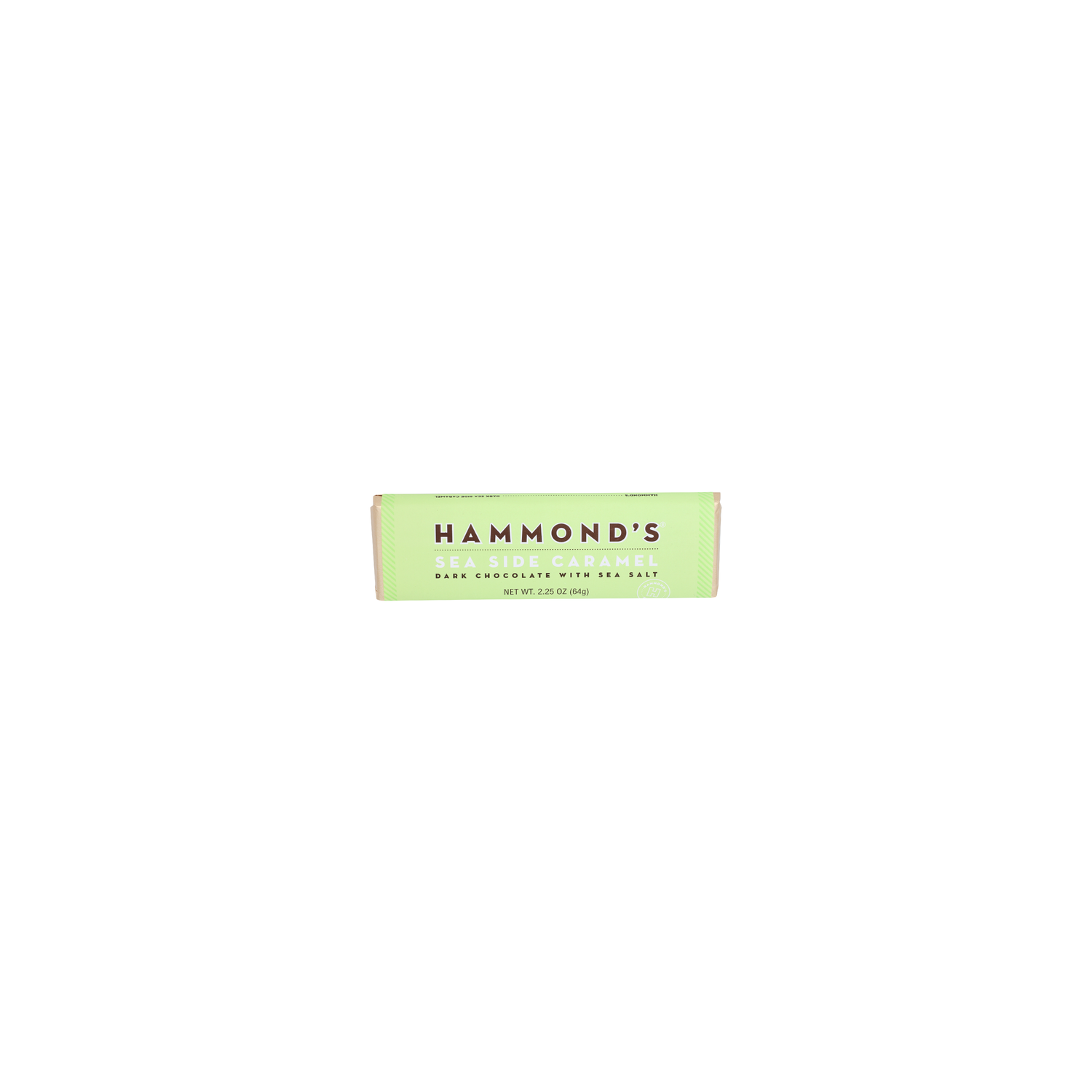 HAMMOND's Candies Candy Bar Sea Side Caramel Dark Choc - 2.25 Ounce Image 1 of 2