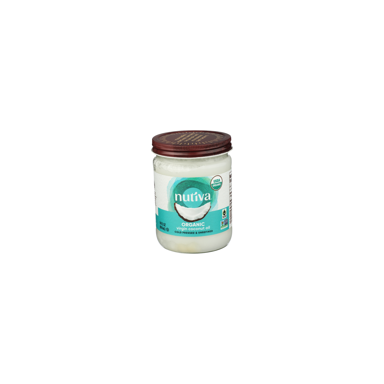 Nutiva Coconut Oil Organic Virgin - 14 Fluid Ounce Image 1 of 4
