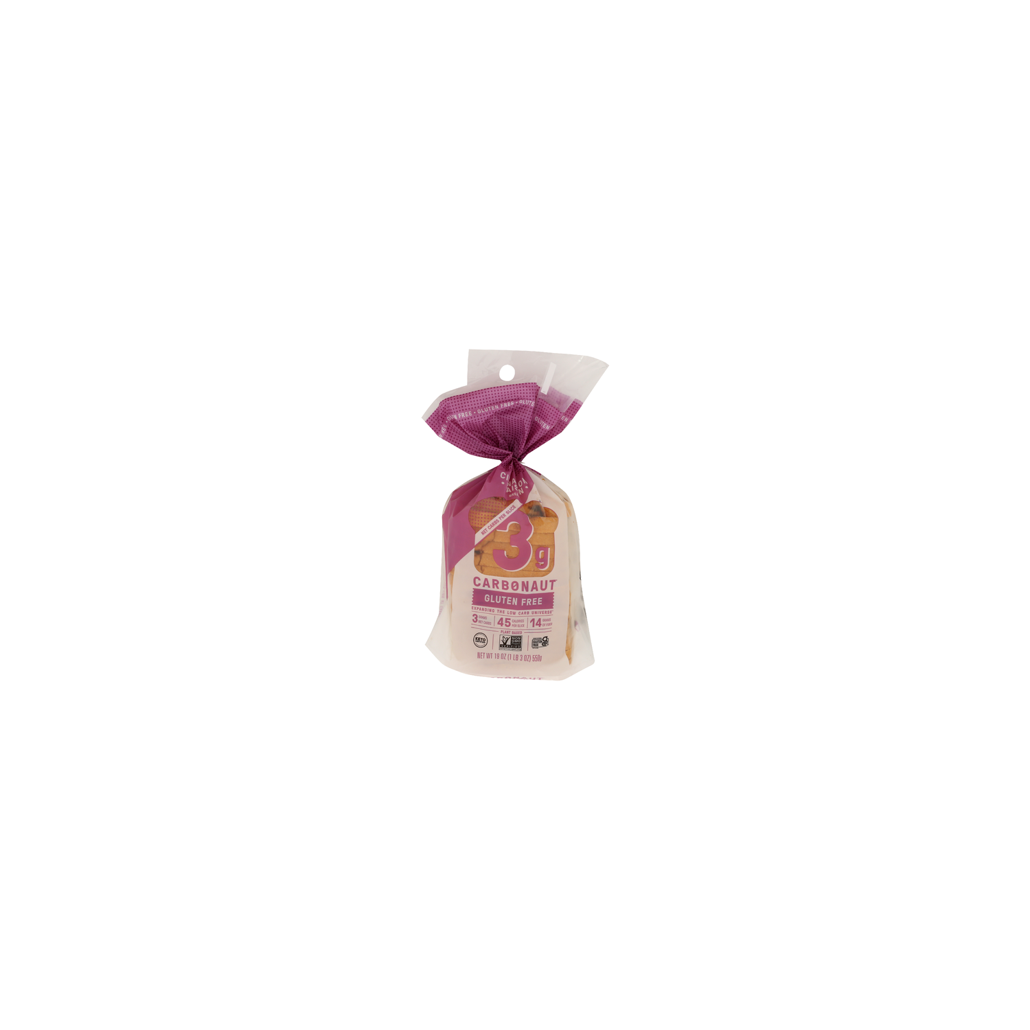Carbonaut Cinnamon Raisin Gluten Free Bread - 19 Ounce Image 1 of 4