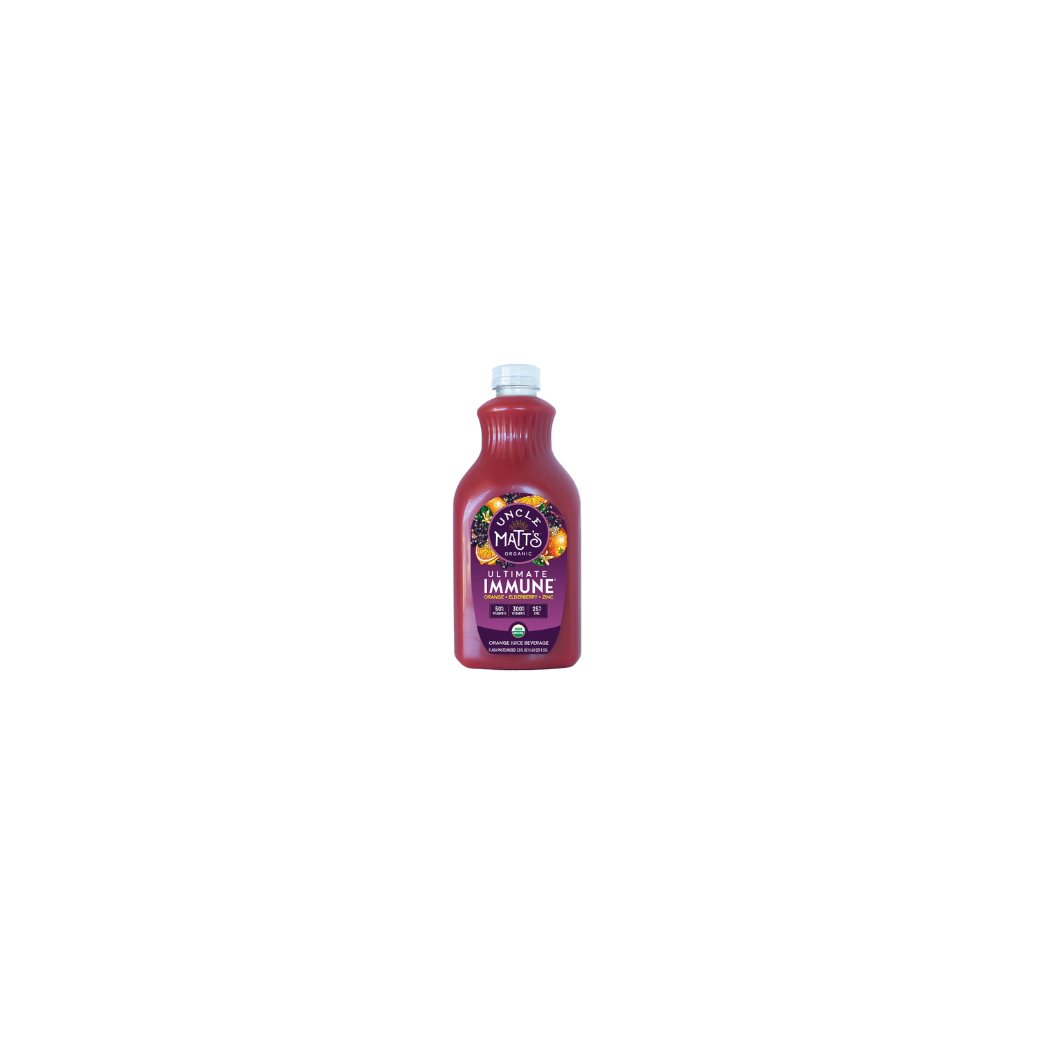 Uncle MATT's Organic Elderberry Orange Juice Ultimate Immune - 52 Fluid Ounce Image 1 of 4