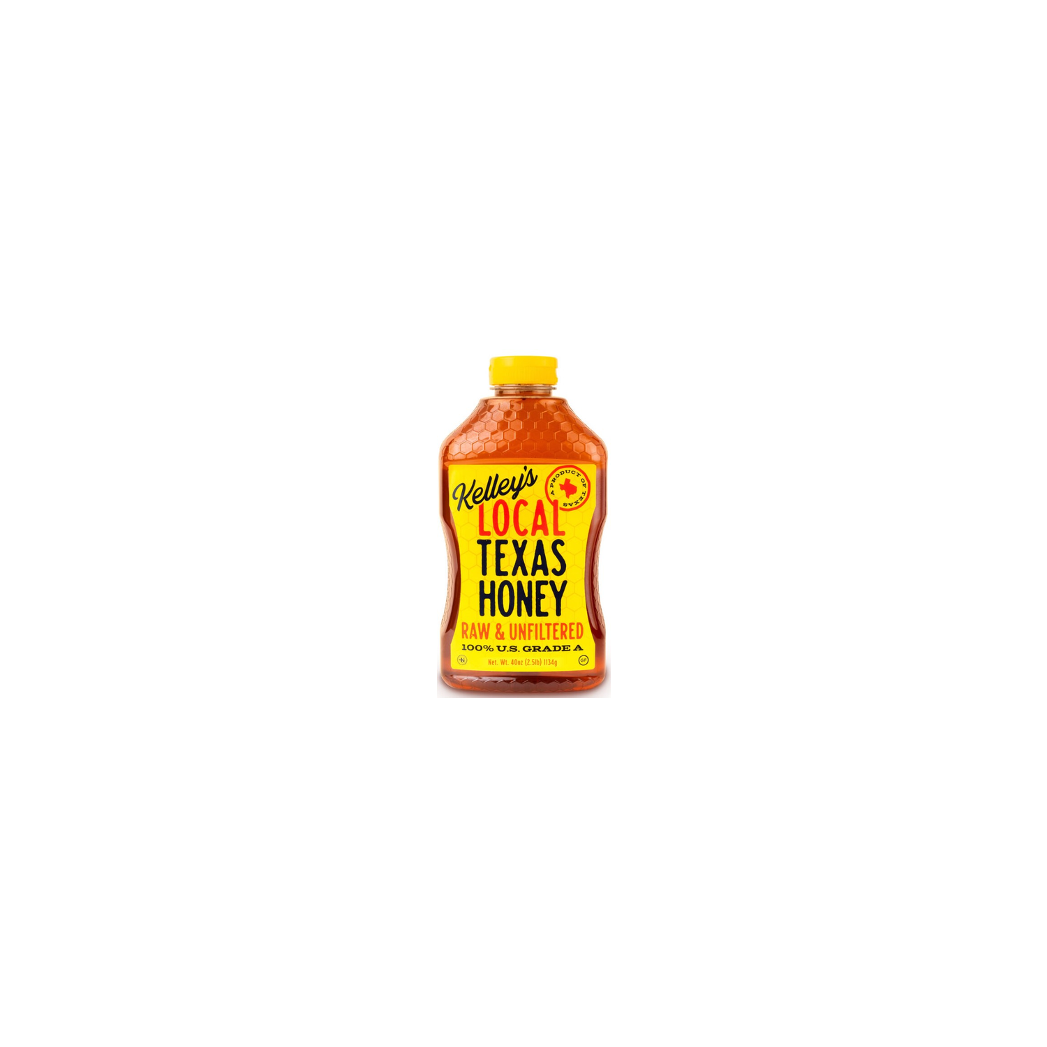 Kelley's Raw & Unfiltered Local Texas Honey - 40 Fluid Ounce Image 1 of 4