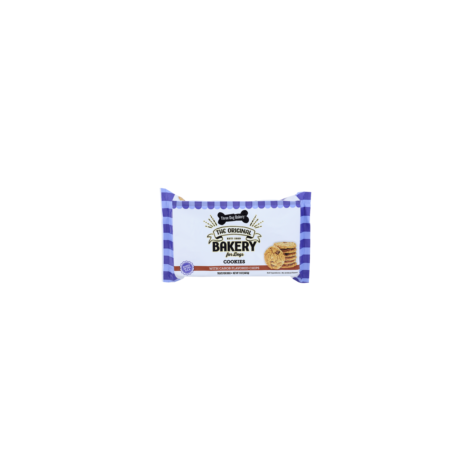 Three Dog Bakery With Carob Flavored Chips Cookies - 13 Ounce Image 1 of 4