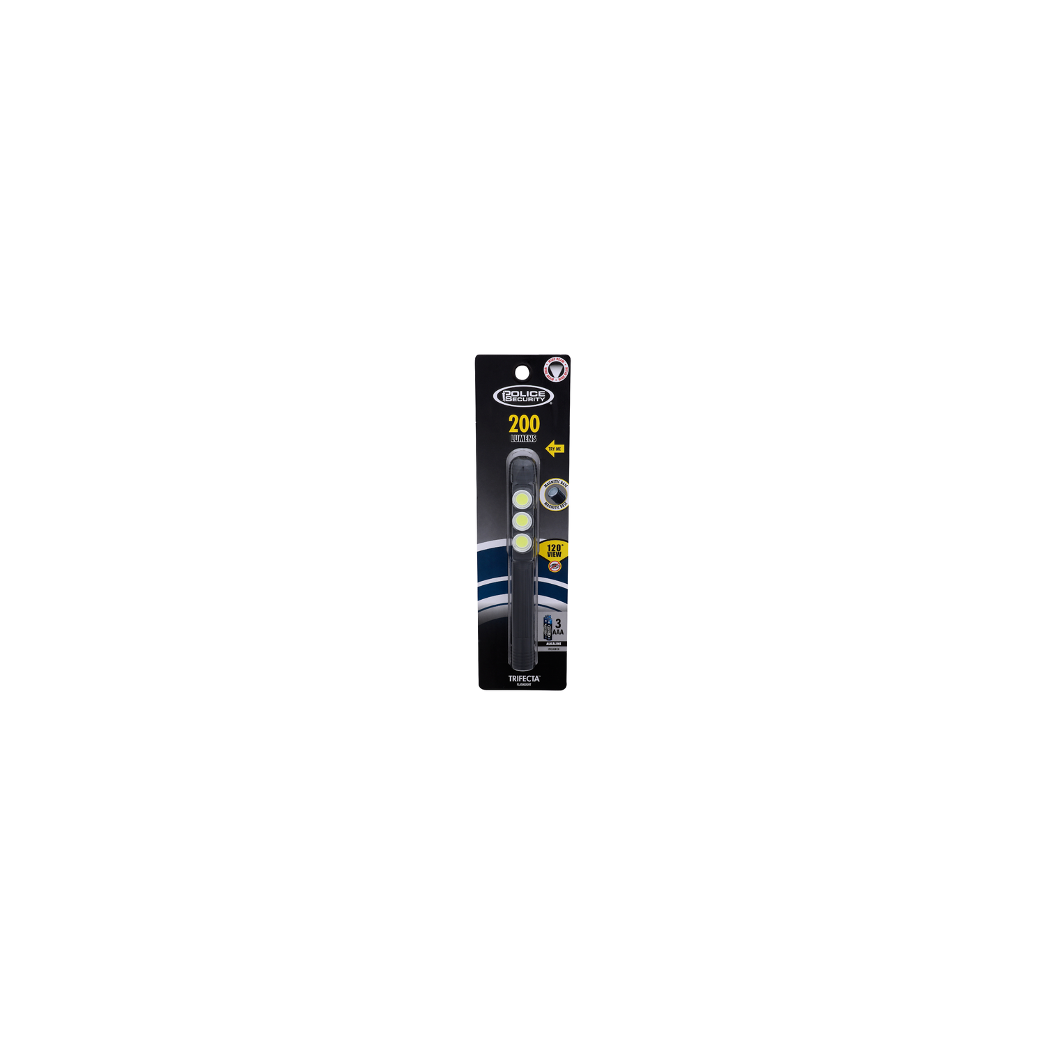 Police Security 200 Lumens Trifecta Flashlight - 1 Each Image 1 of 2
