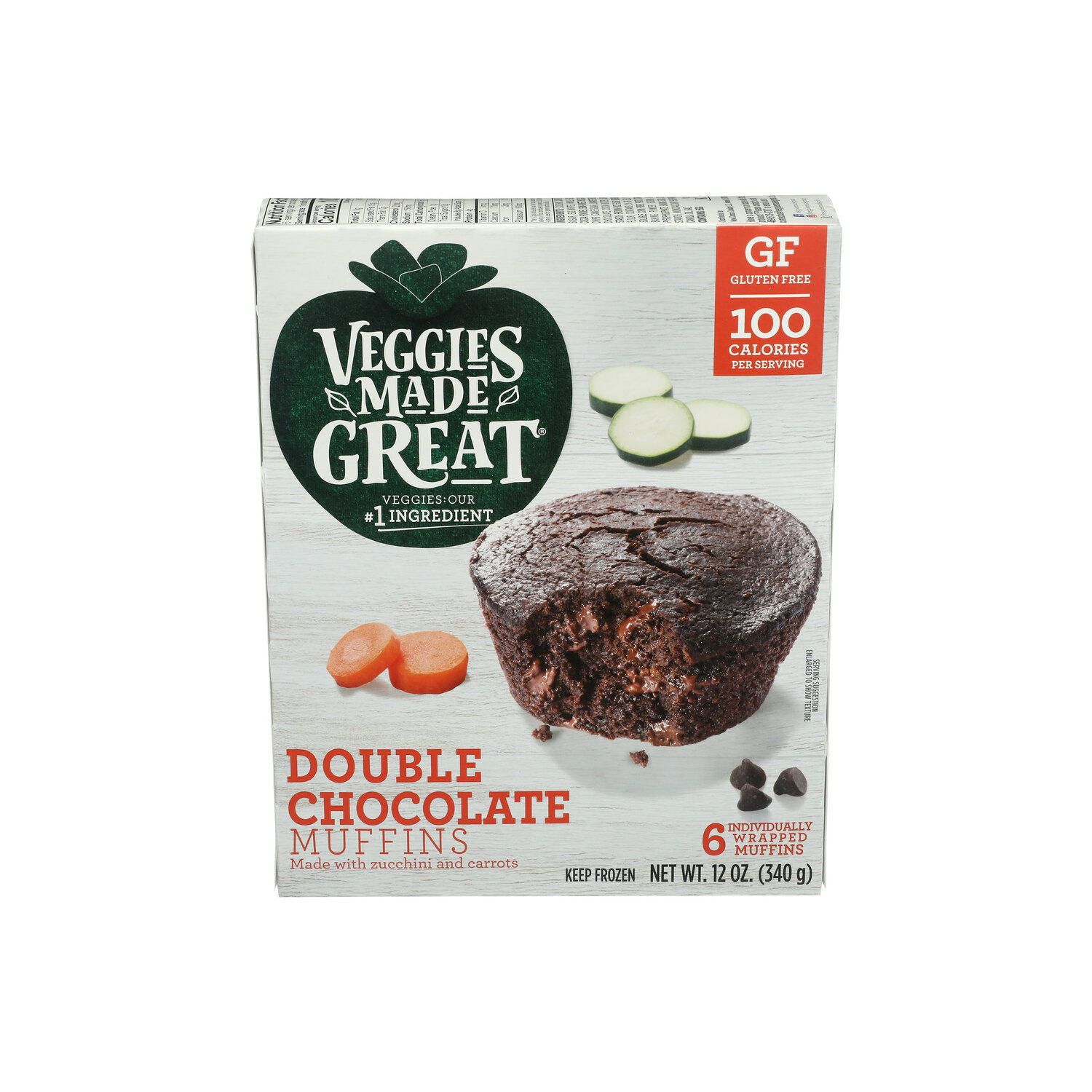 Garden Lites Double Chocolate Muffins - 2 Ounce - 6 Count Image 1 of 4