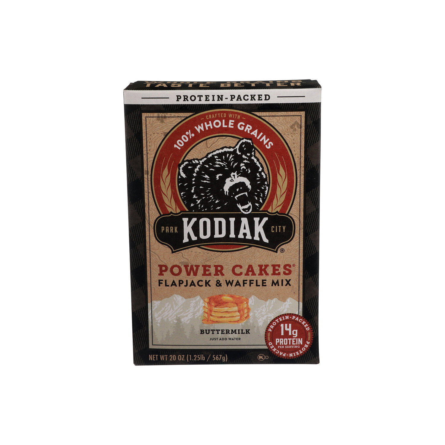 Kodiak Buttermilk Power Cakes Flapjack & Waffle Mix - 20 Ounce