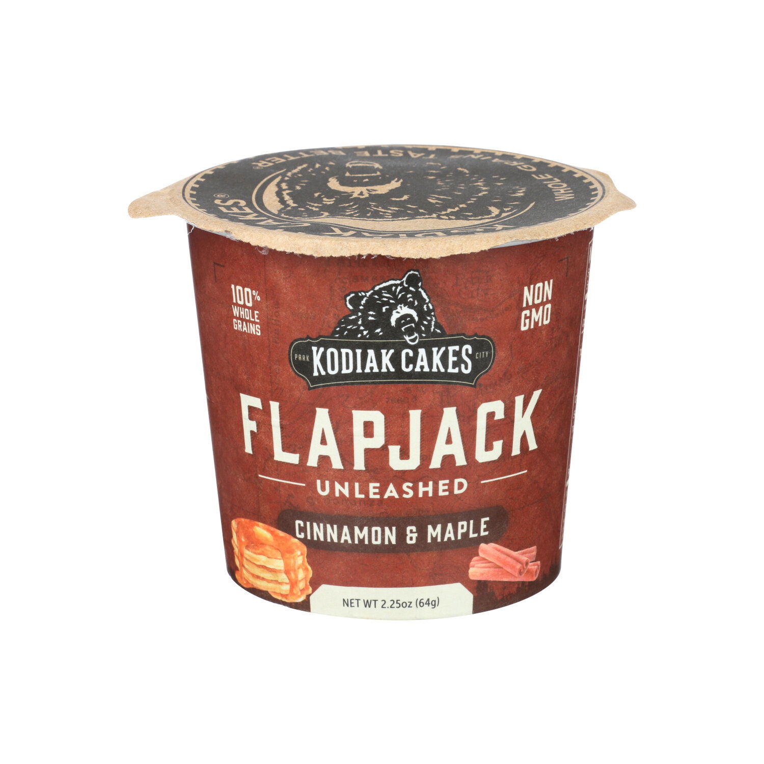 Kodiak Cinnamon & Maple Cakes Flapjack Power Cup - 2.26 Ounce