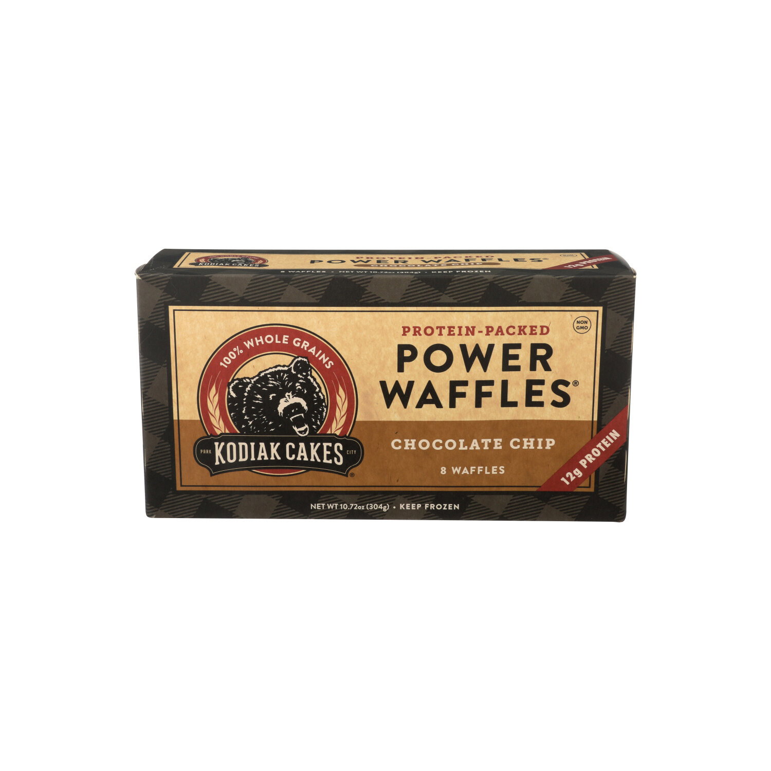 Kodiak Cakes Toaster Waffles Chocolate Chip - 1.34 Ounce - 8 Count Image 1 of 2