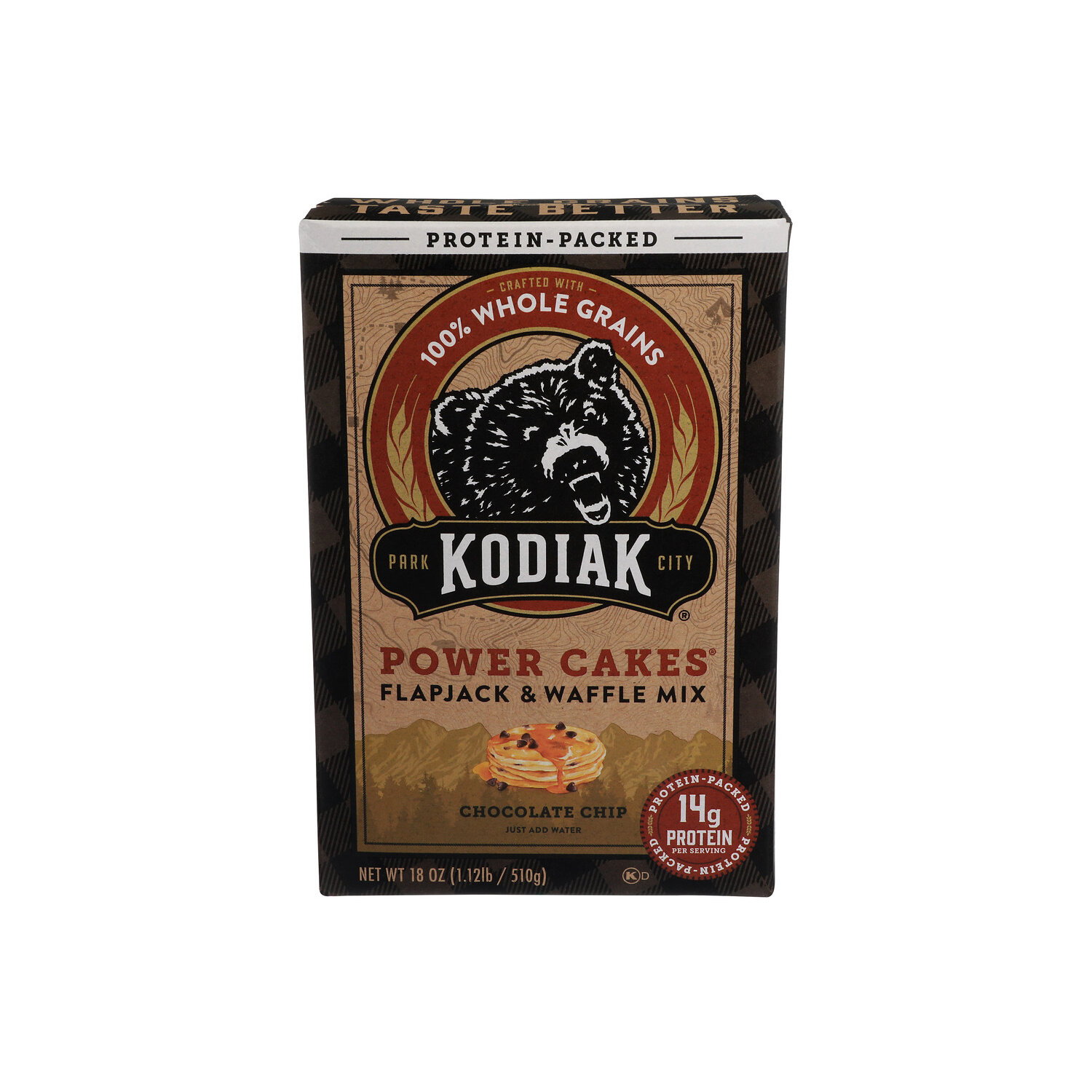Kodiak Flapjack And Waffle Mix Power Cakes Chocolate Chip - 18 Ounce Image 1 of 4