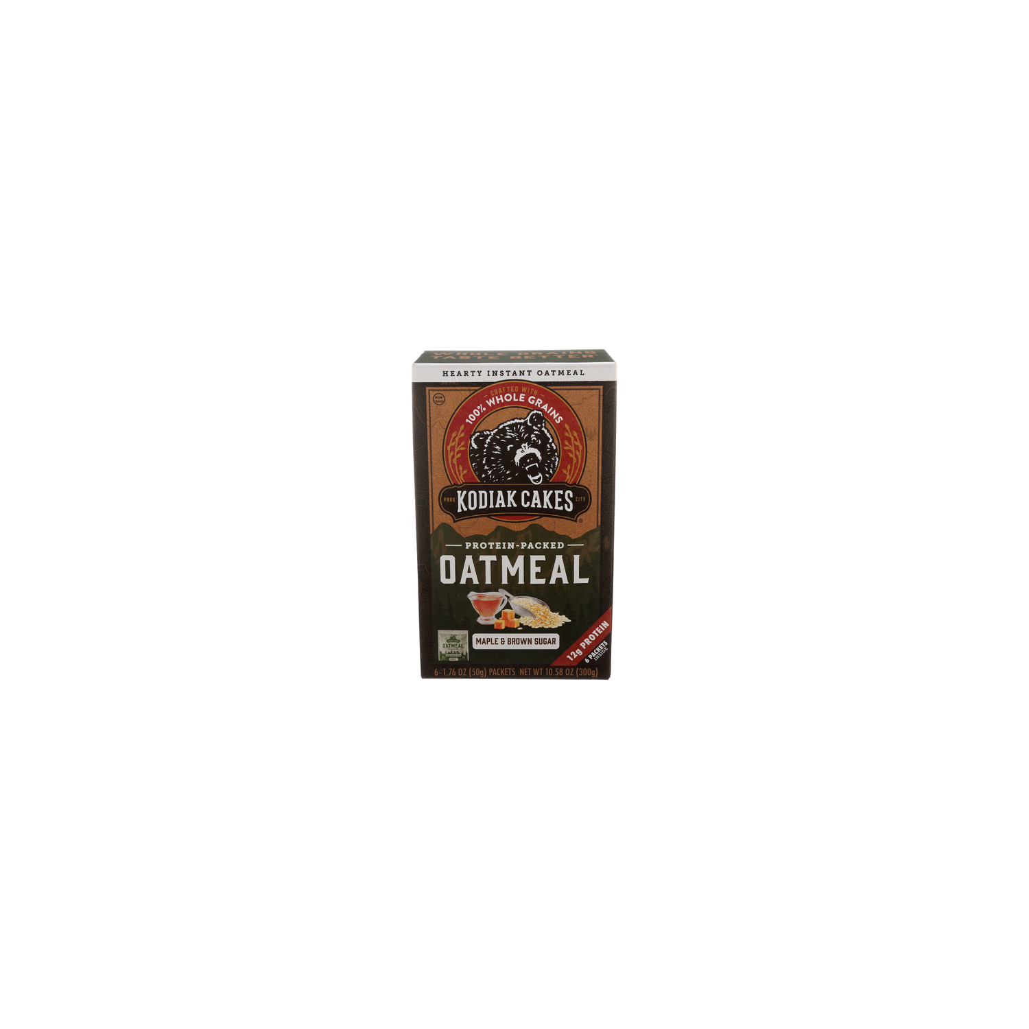 Kodiak Oatmeal Packet Maple Brown Sugar - 1.763 Ounce - 6 Count Image 1 of 4