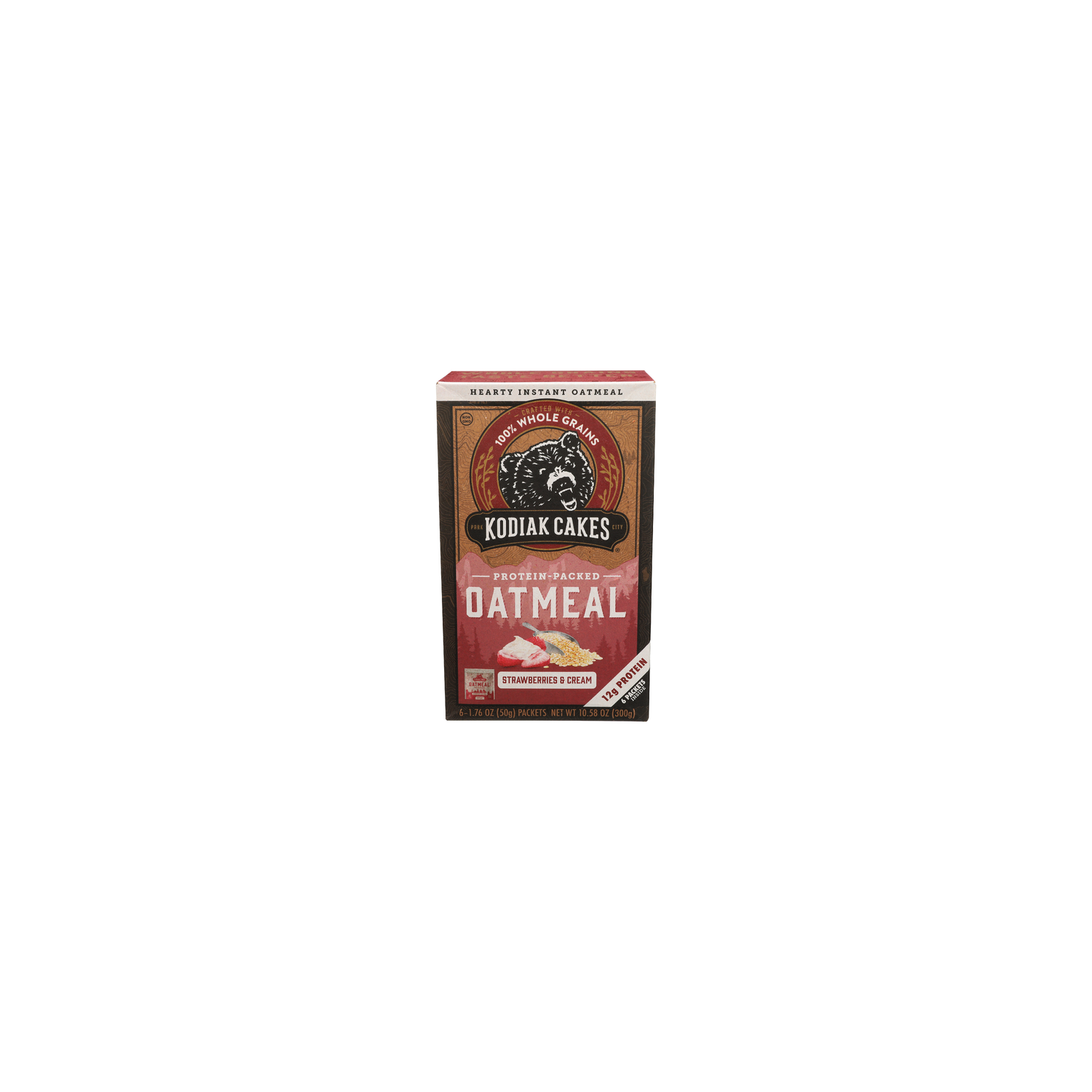 Kodiak Cakes Strawberry & Cream Protein Packed Oatmeal - 6 Count Image 1 of 4