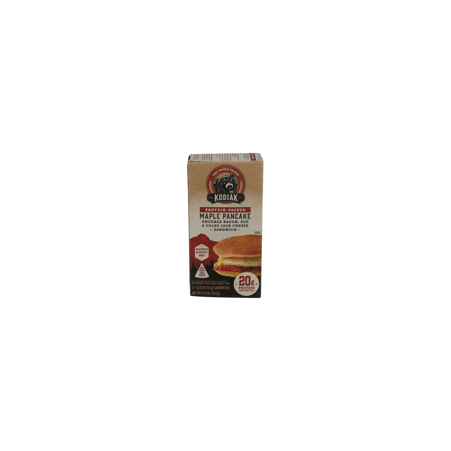 Kodiak Bacon & Colby Jack Cheese Frozen Sandwiches - 4.62 Ounce - 2 Count Image 1 of 4