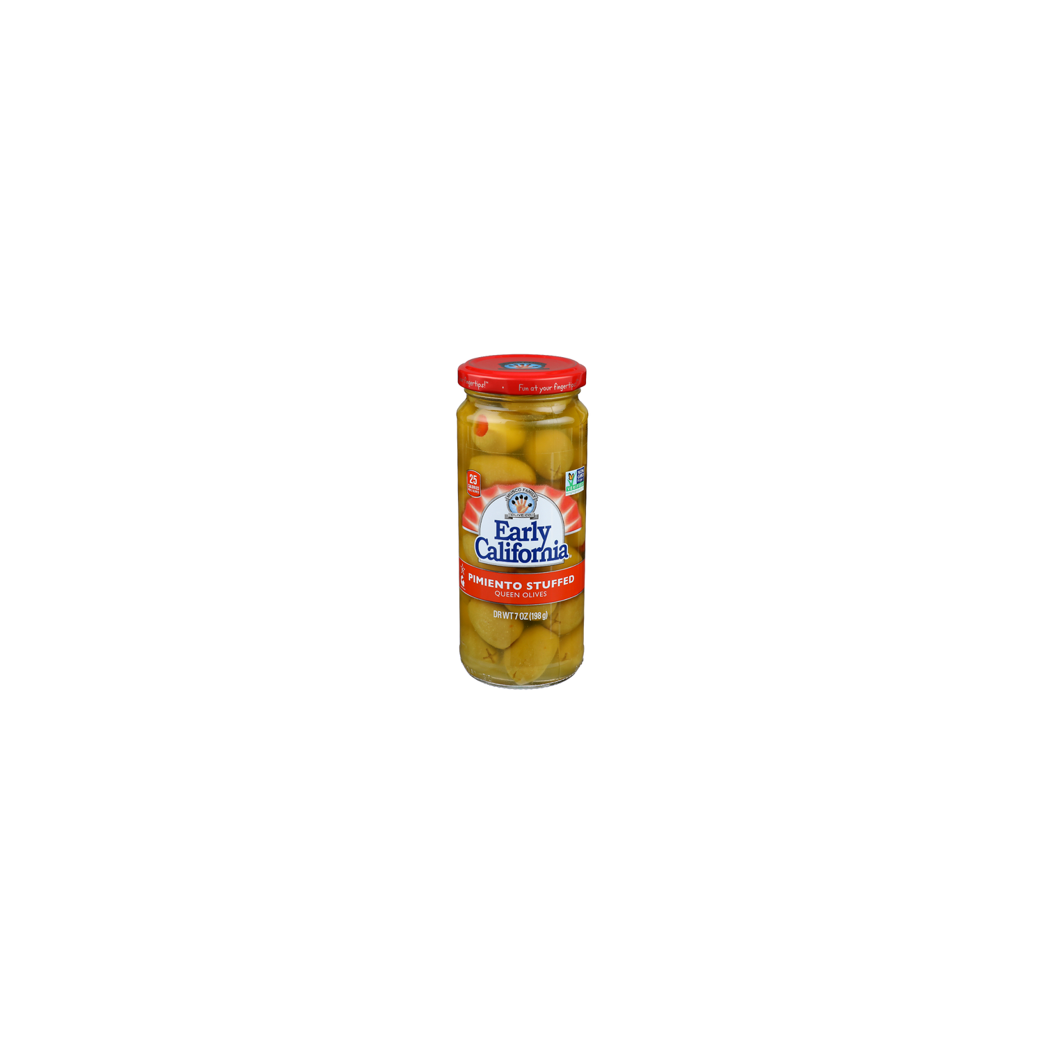 Musco Family Early California Pimiento Stuffed Queen Olives - 7 Ounce Image 1 of 4