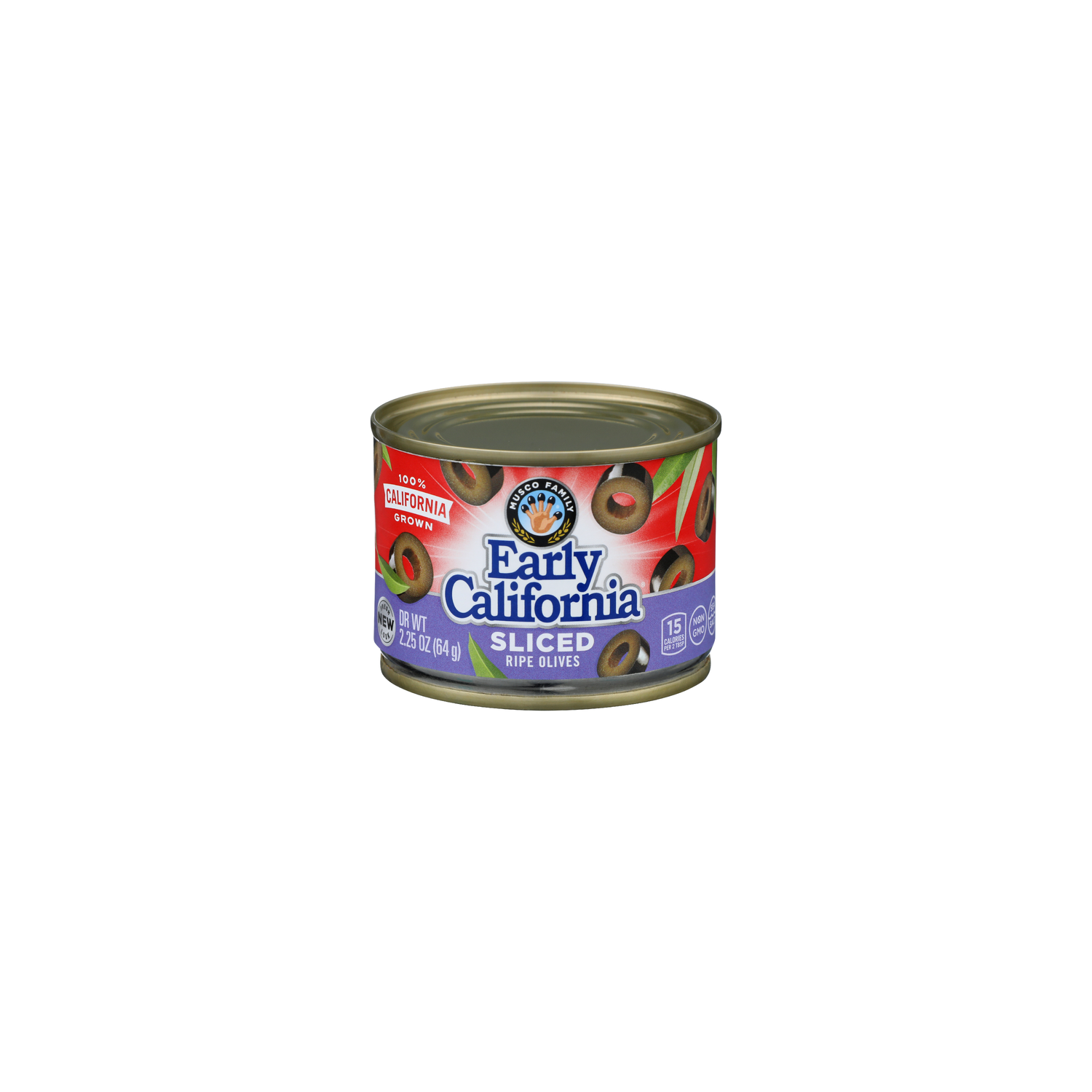 Musco Family Early California Sliced Olives - 2.25 Ounce Image 1 of 4