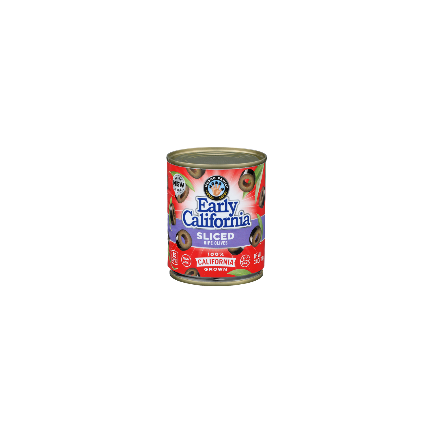 Musco Family Early California Sliced Ripe Olives - 3.8 Ounce Image 1 of 4
