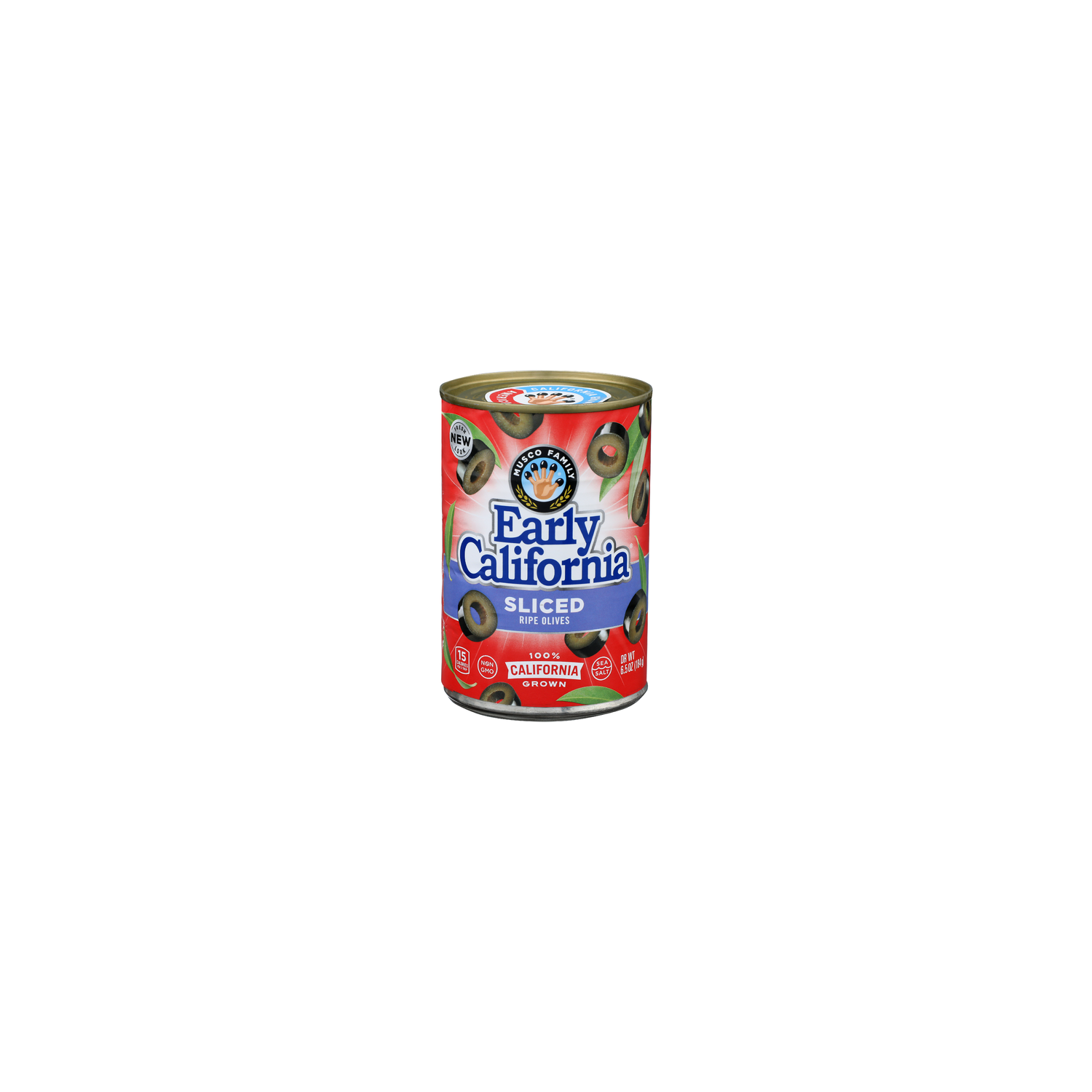 Musco Family Early California Sliced Ripe Olives - 6.5 Ounce Image 1 of 4